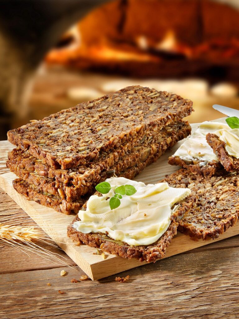 Korn Power Brot ohne Mehr und Hefe