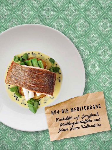 Rezeptfoto: Lachs mit Sauce Hollandaise