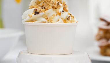 Frozen Joghurt mit Honig & Nüssen