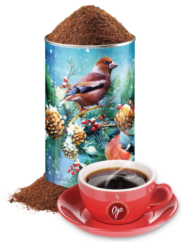 Ogo Festkaffee gemahlen in der Künstlerdose
