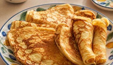 Pfannkuchen_nach Grundrezept auf Teller