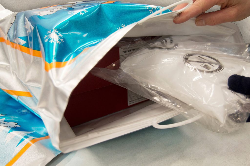 Kühlpacks und Frischetuete