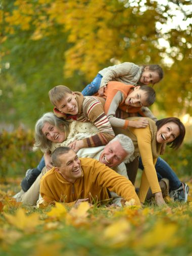 Lebensglück mit der Familie