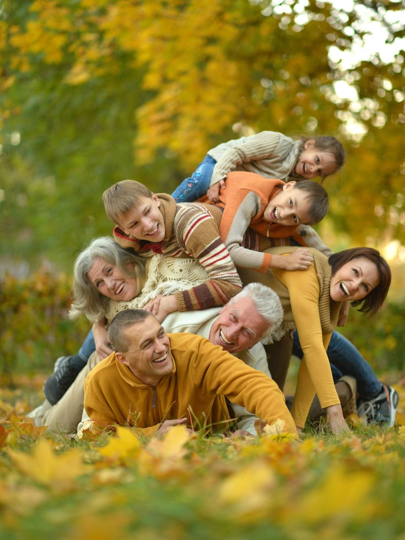 Lebensglück mit der Familie