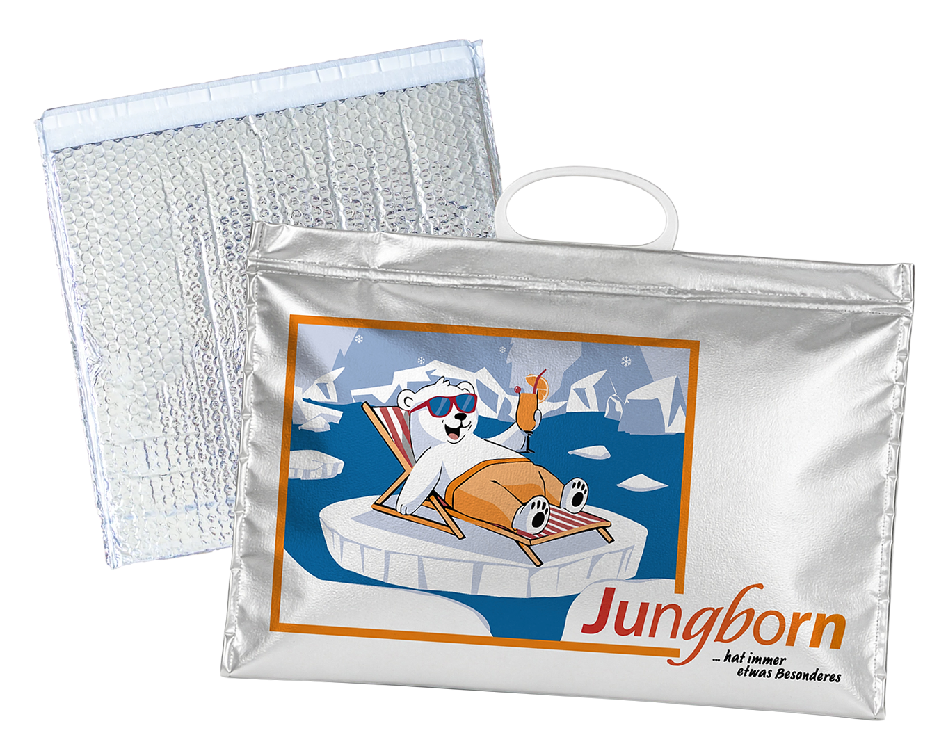Jungborn Kühltasche mit witzigem Eisbär-Motiv