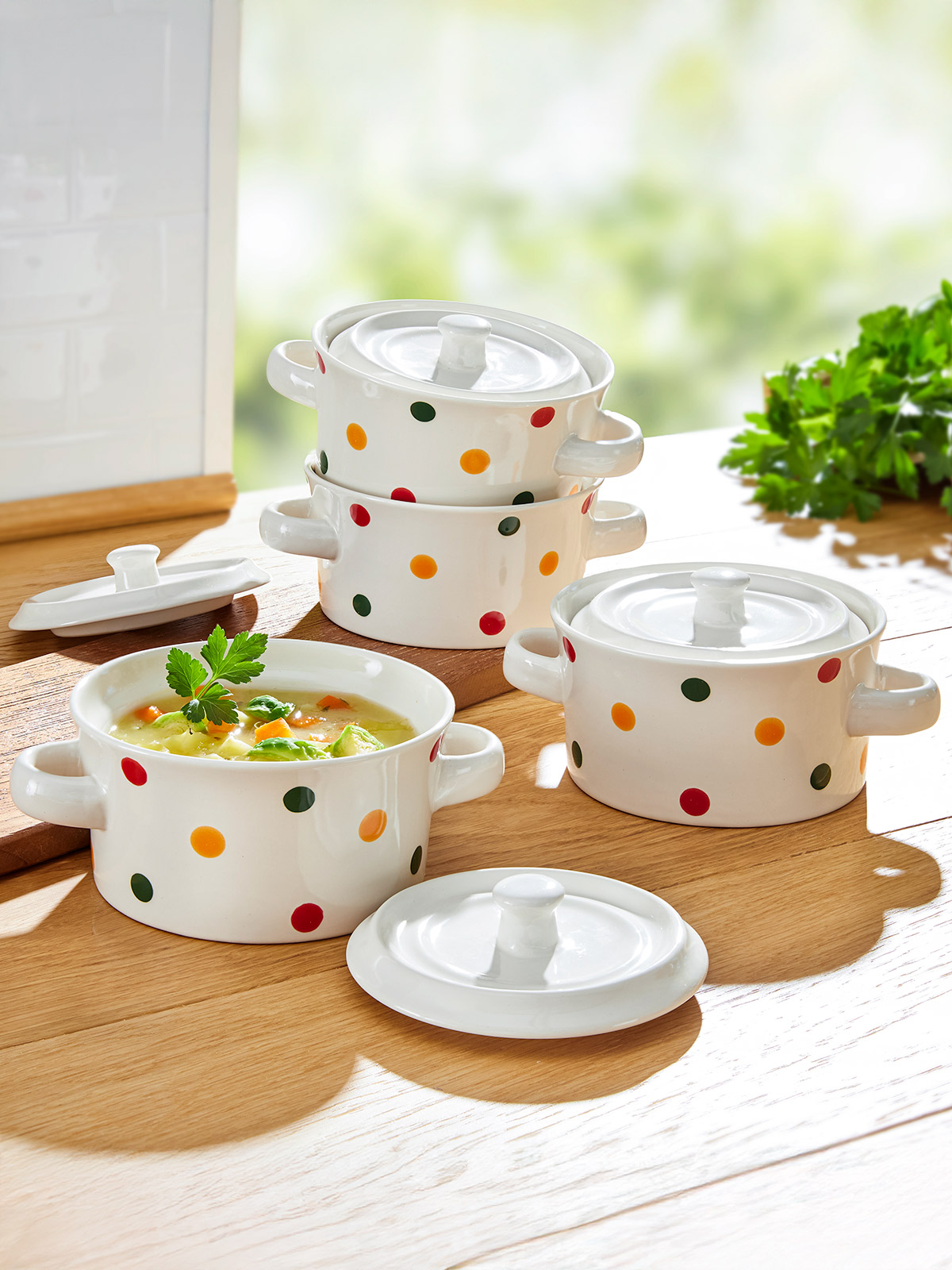 Schlemmertöpfchen-Quartett „Kunterbunt“ Schlemmertöpfchen-Quartett „Kunterbunt“