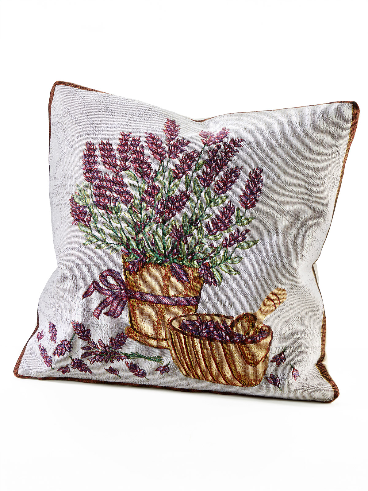 Gobelin-Kissenhülle „Lavendel“