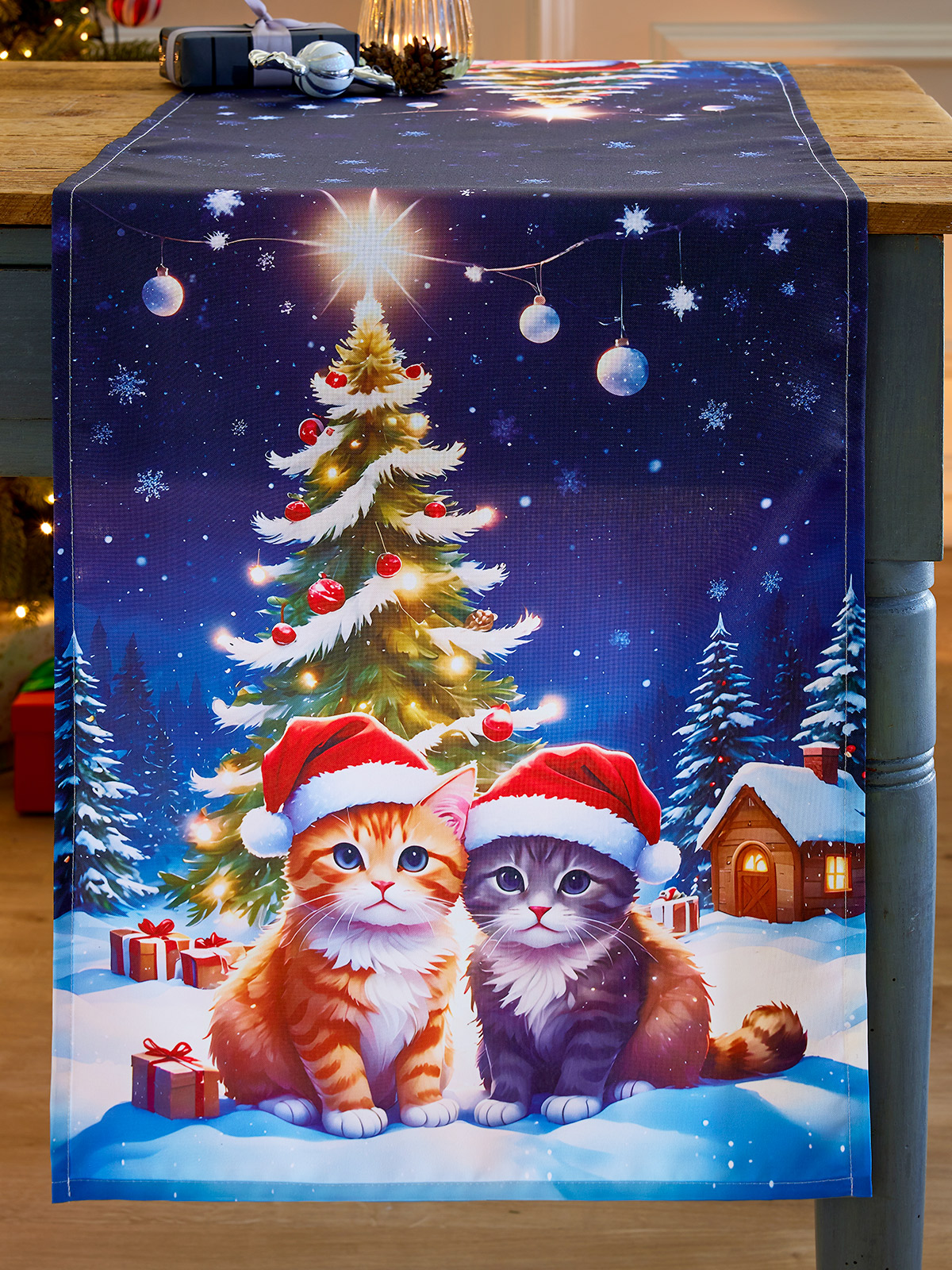 Tischläufer „Miezi & Mauzi“