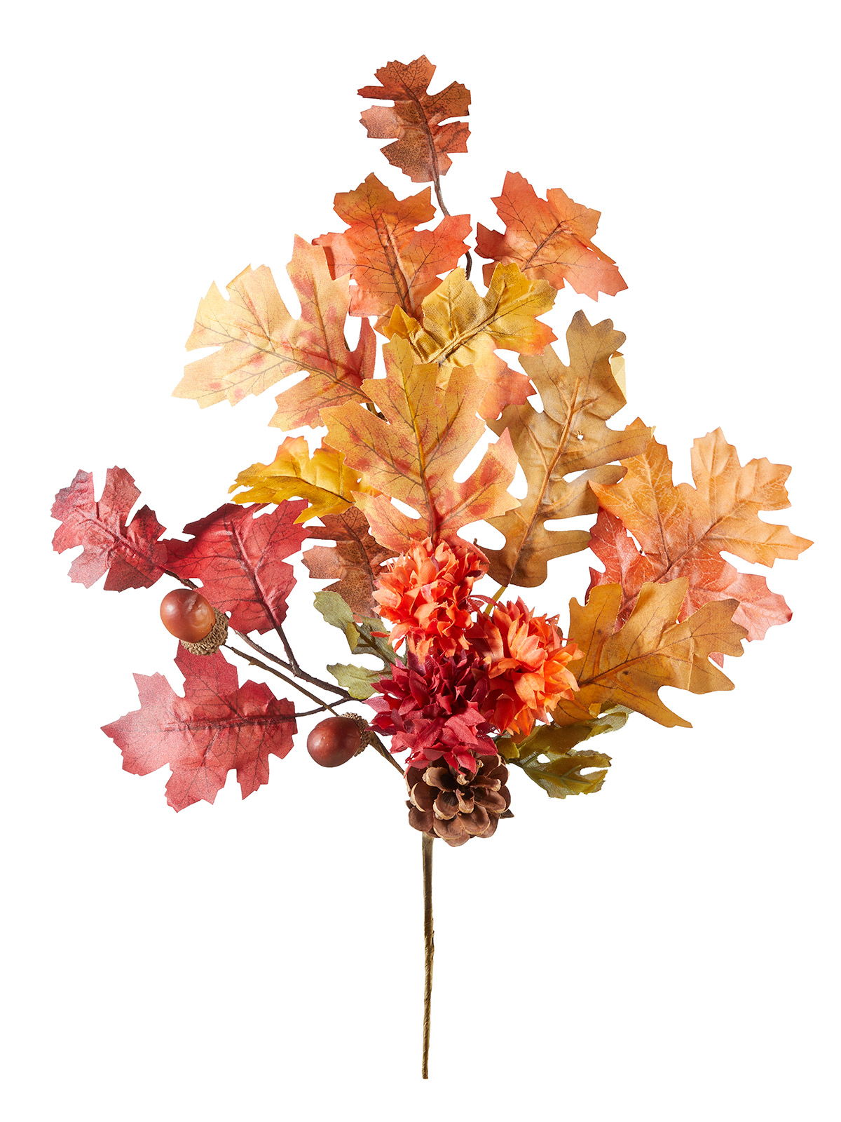 Herbstzweig mit Dahlien Herbstzweig mit Dahlien