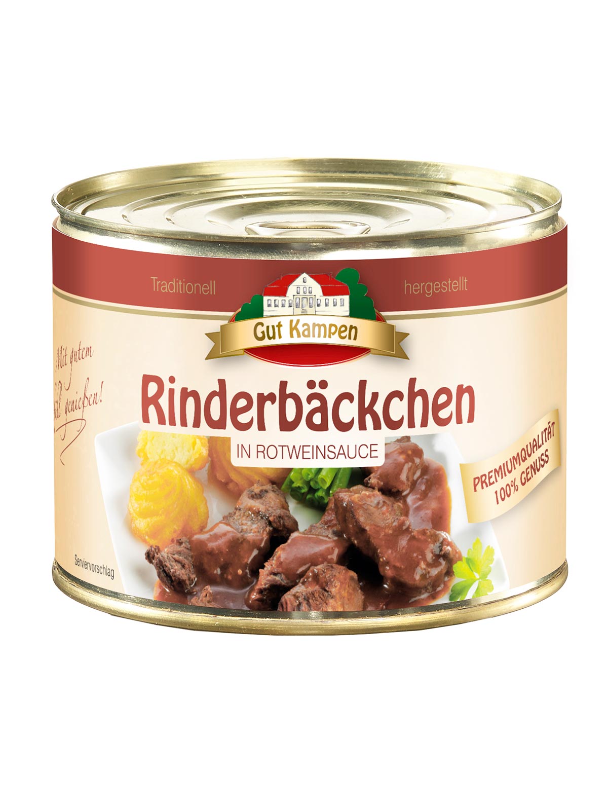 Rinderbäckchen in Rotweinsauce