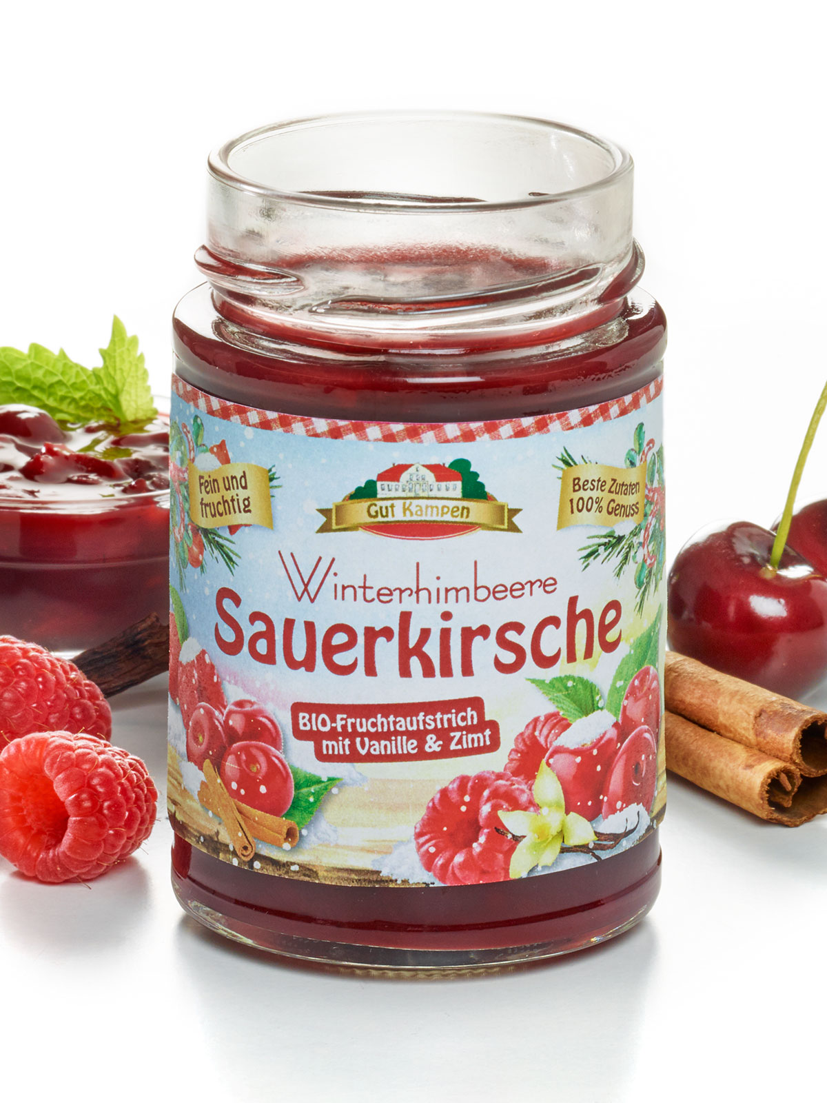 Bio-Winterhimbeere-Sauerkirsche 