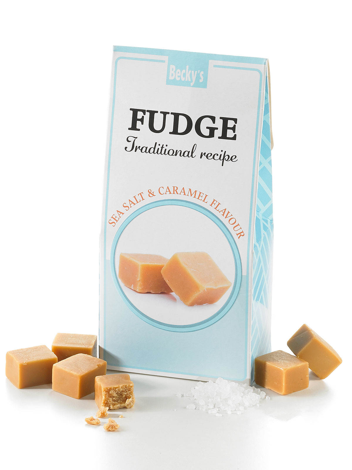 Meersalz-Karamell Fudge