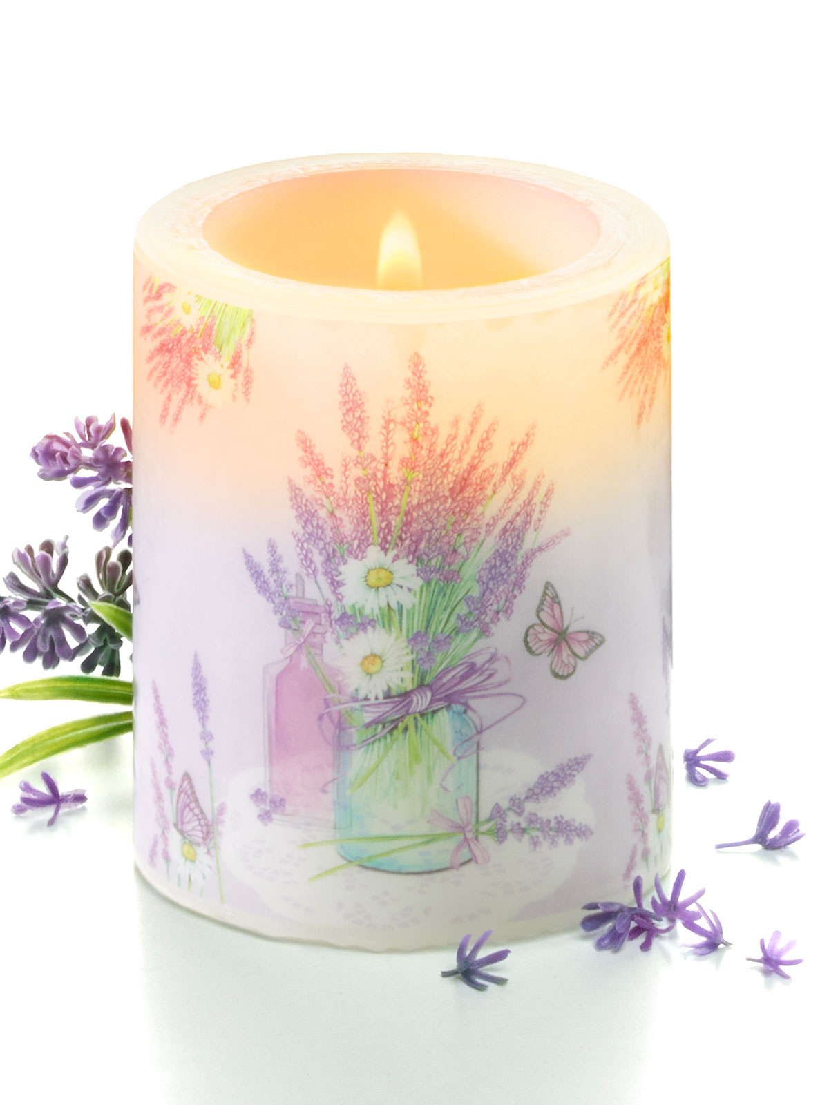 Kerze „Lavendelzauber“