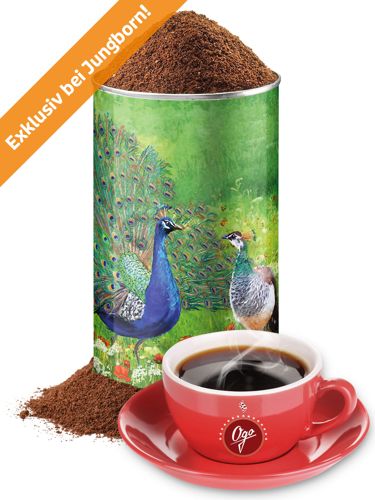 Festkaffee „Pfauenpaar“