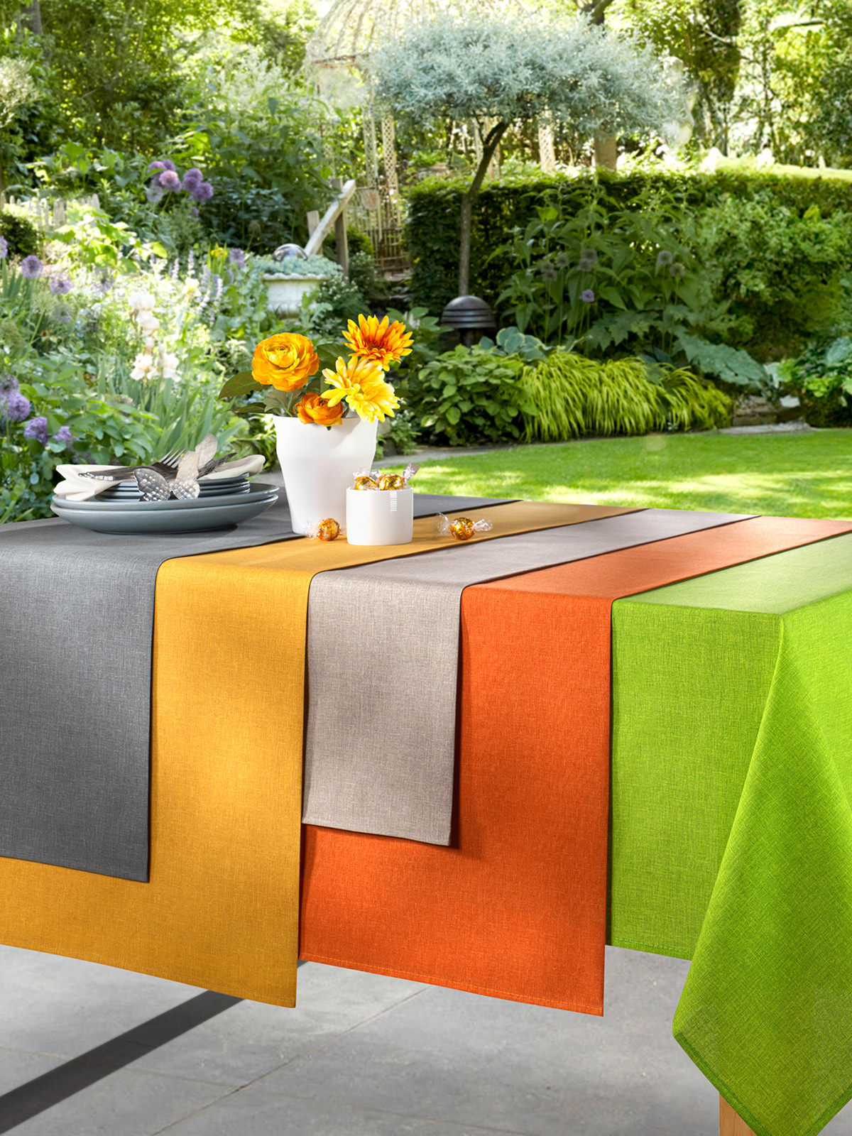 Tischläufer „Oslo“, Gelb 40x140