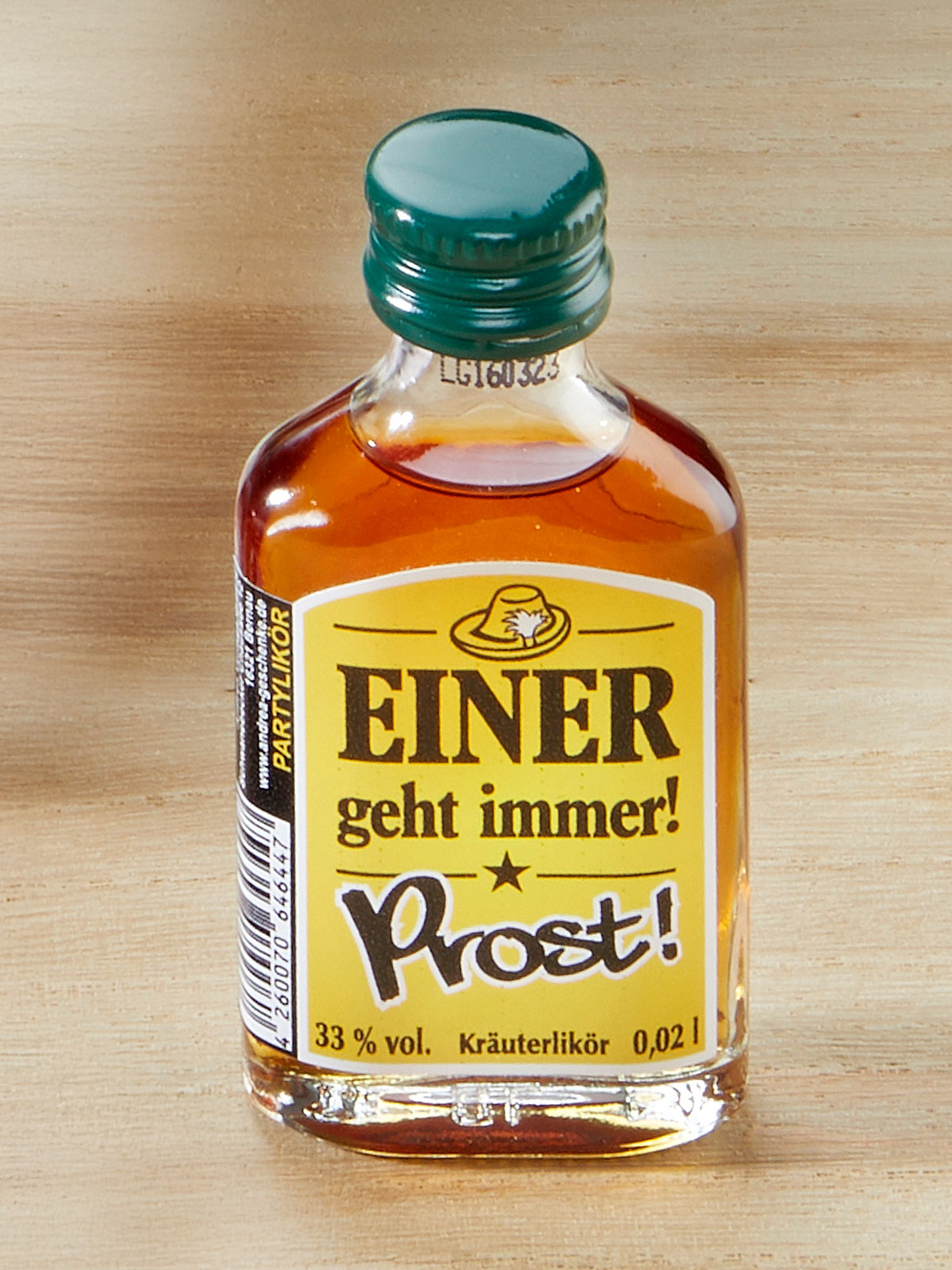 Kräuterlikör „Einer geht immer“