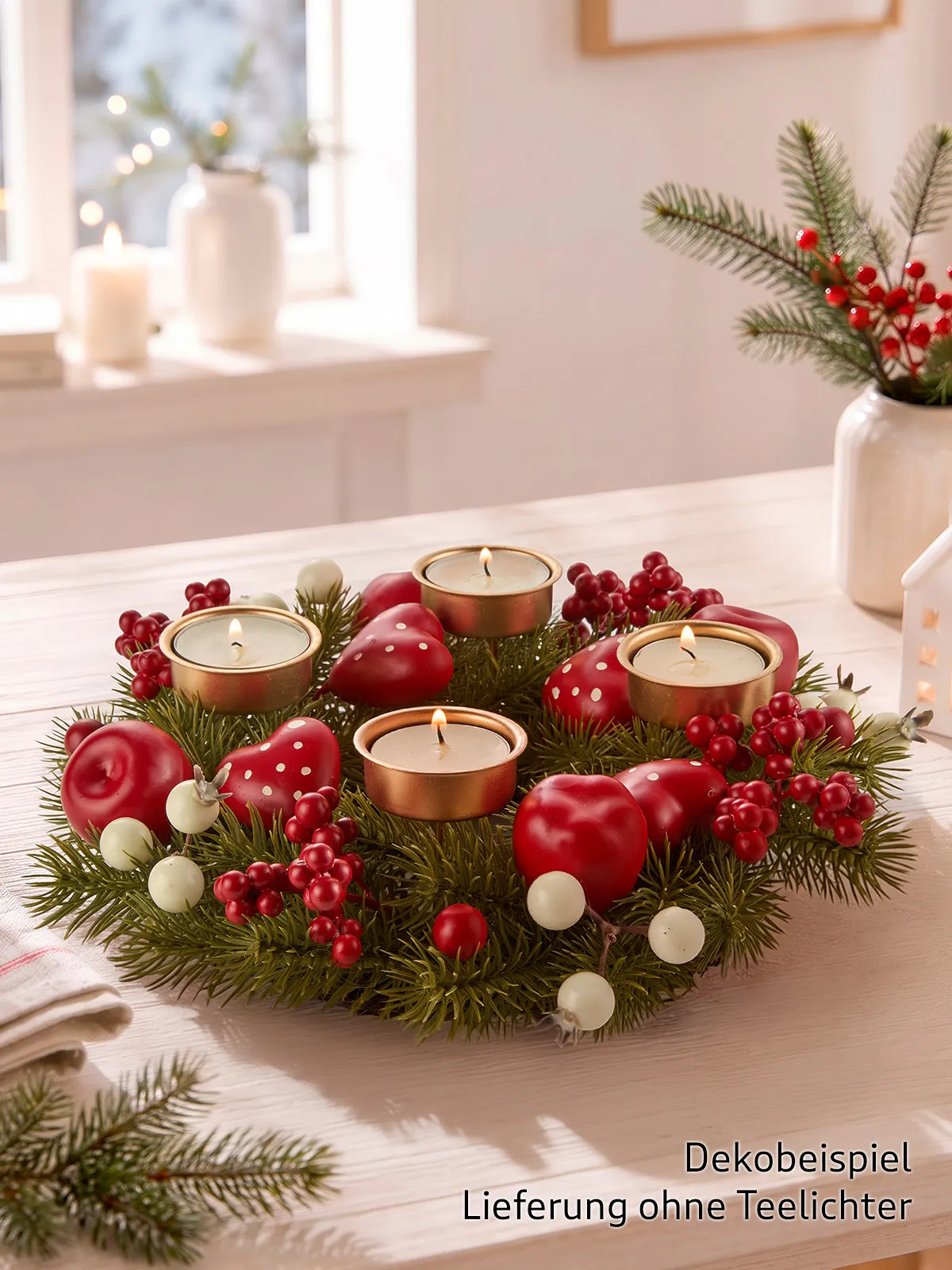 Adventskranz „Herz“