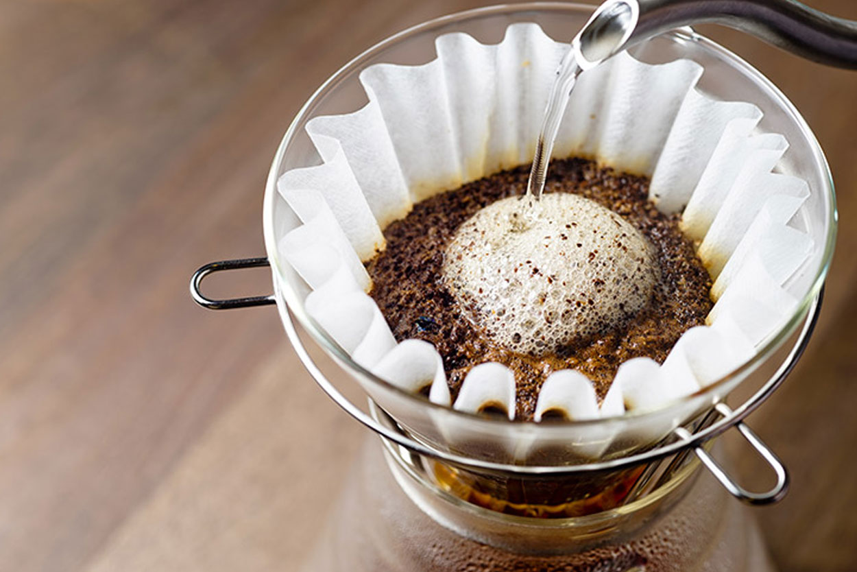 Handgefilterter Kaffee