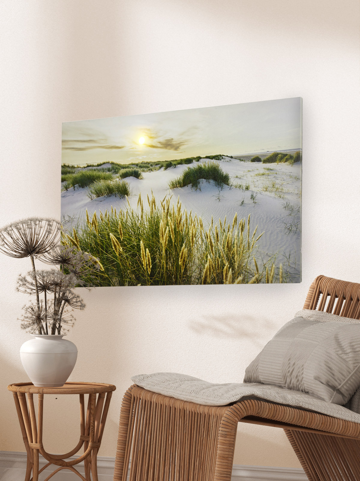 LED-Bild „Strandgeflüster“