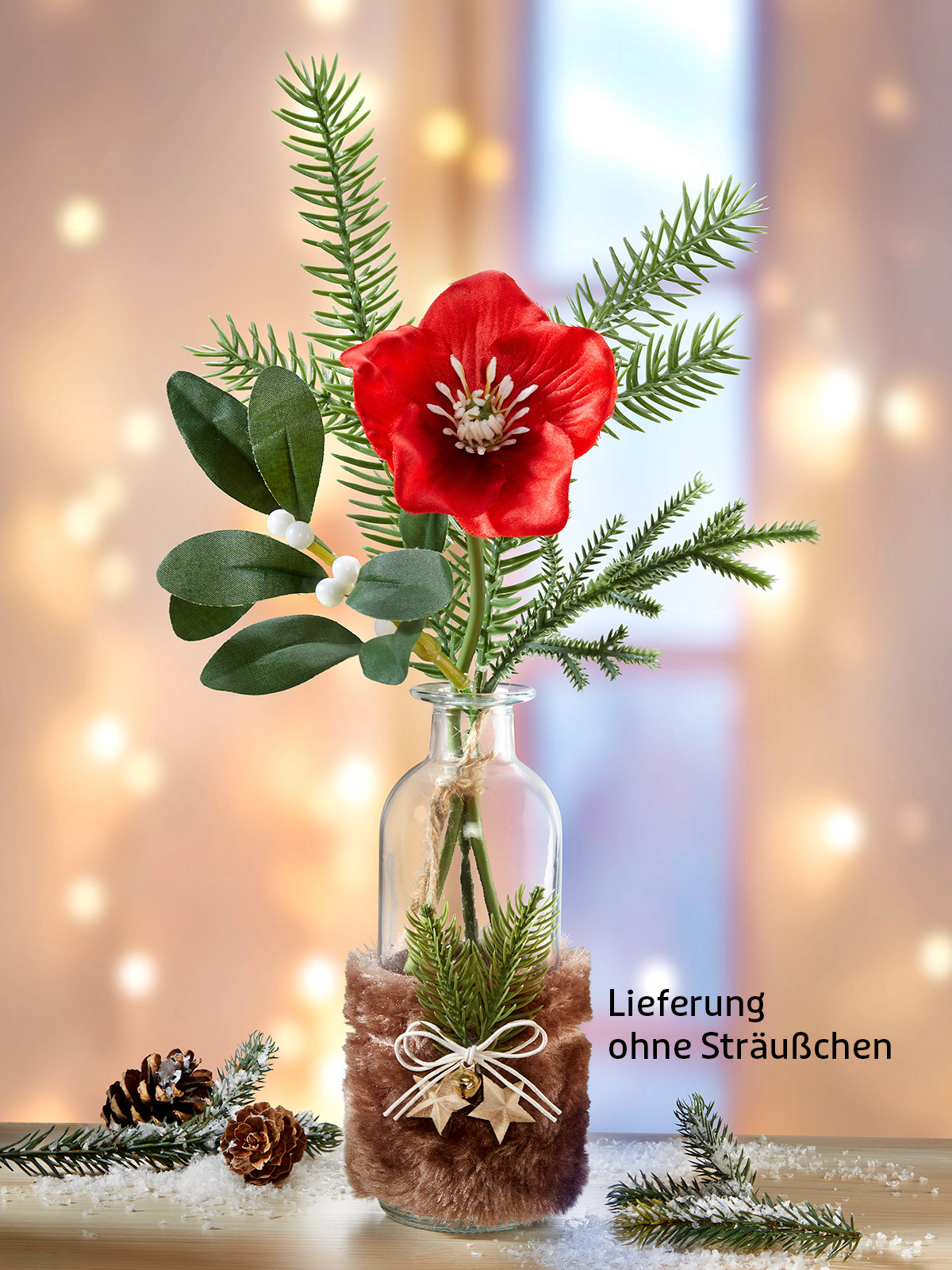 Flaschenvase „Winter“
