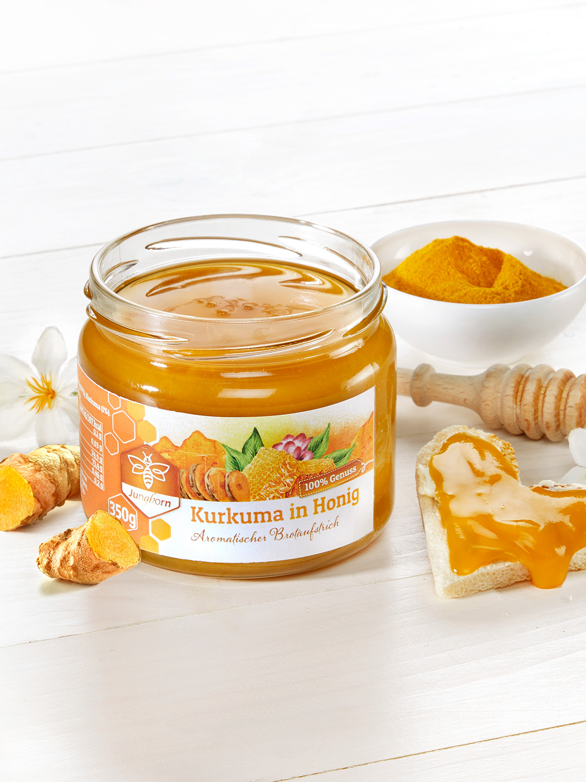 Kurkuma in Honig