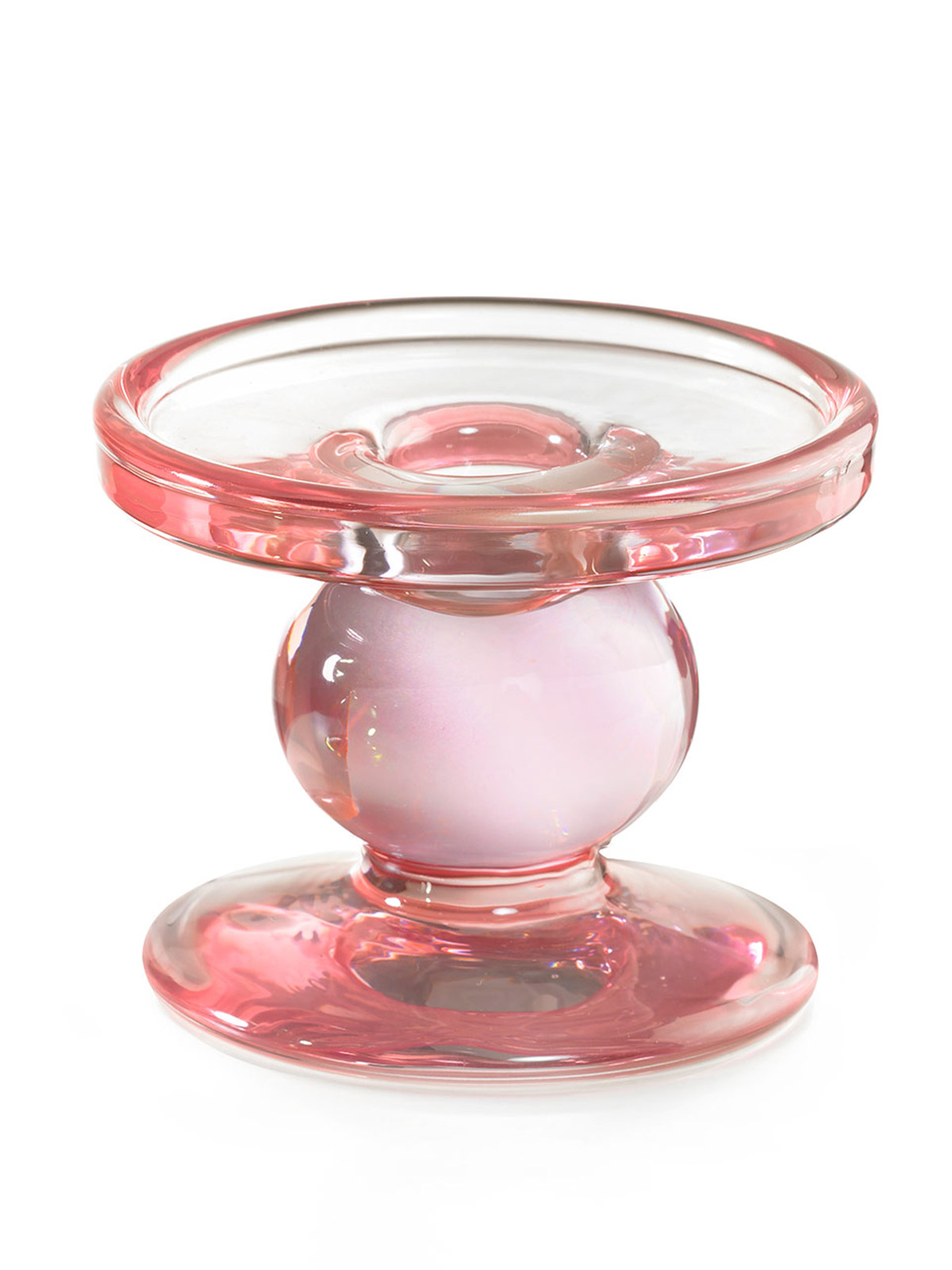 Glas-Kerzenständer „Rosé“