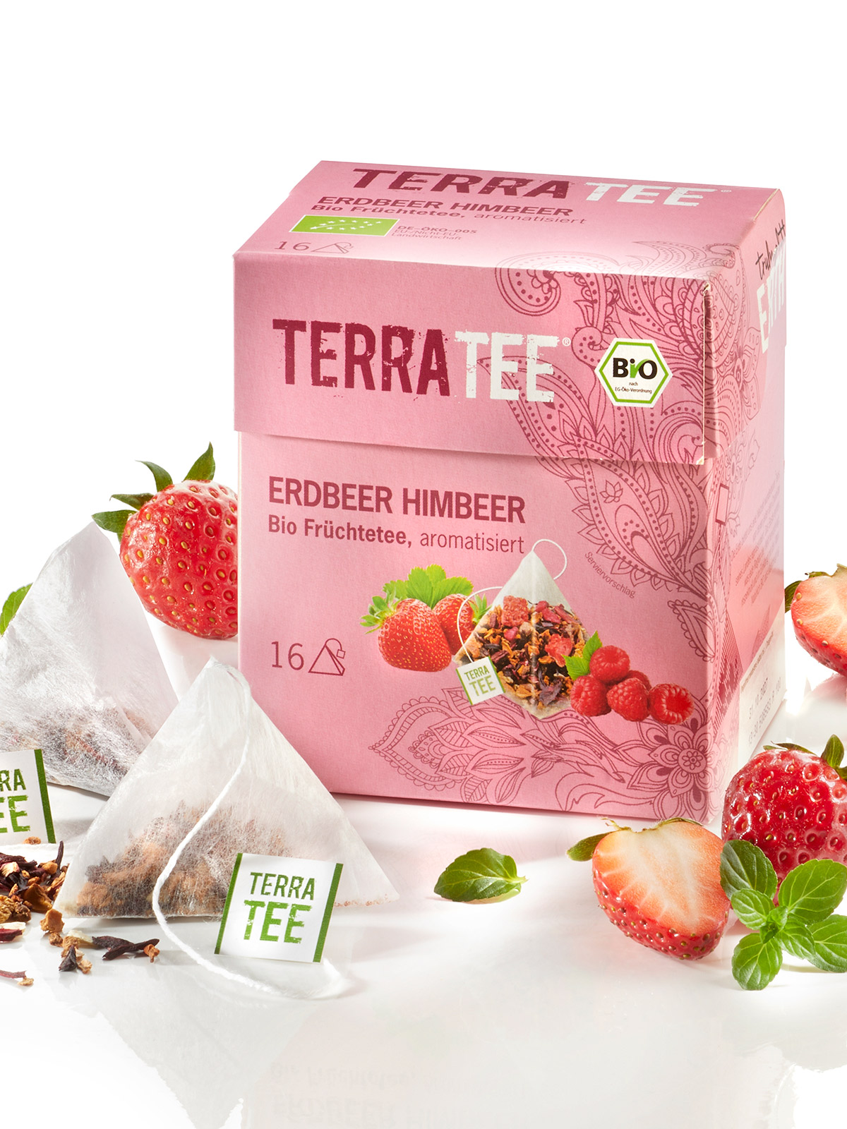 BIO Früchtetee „Erdbeer-Himbeer“