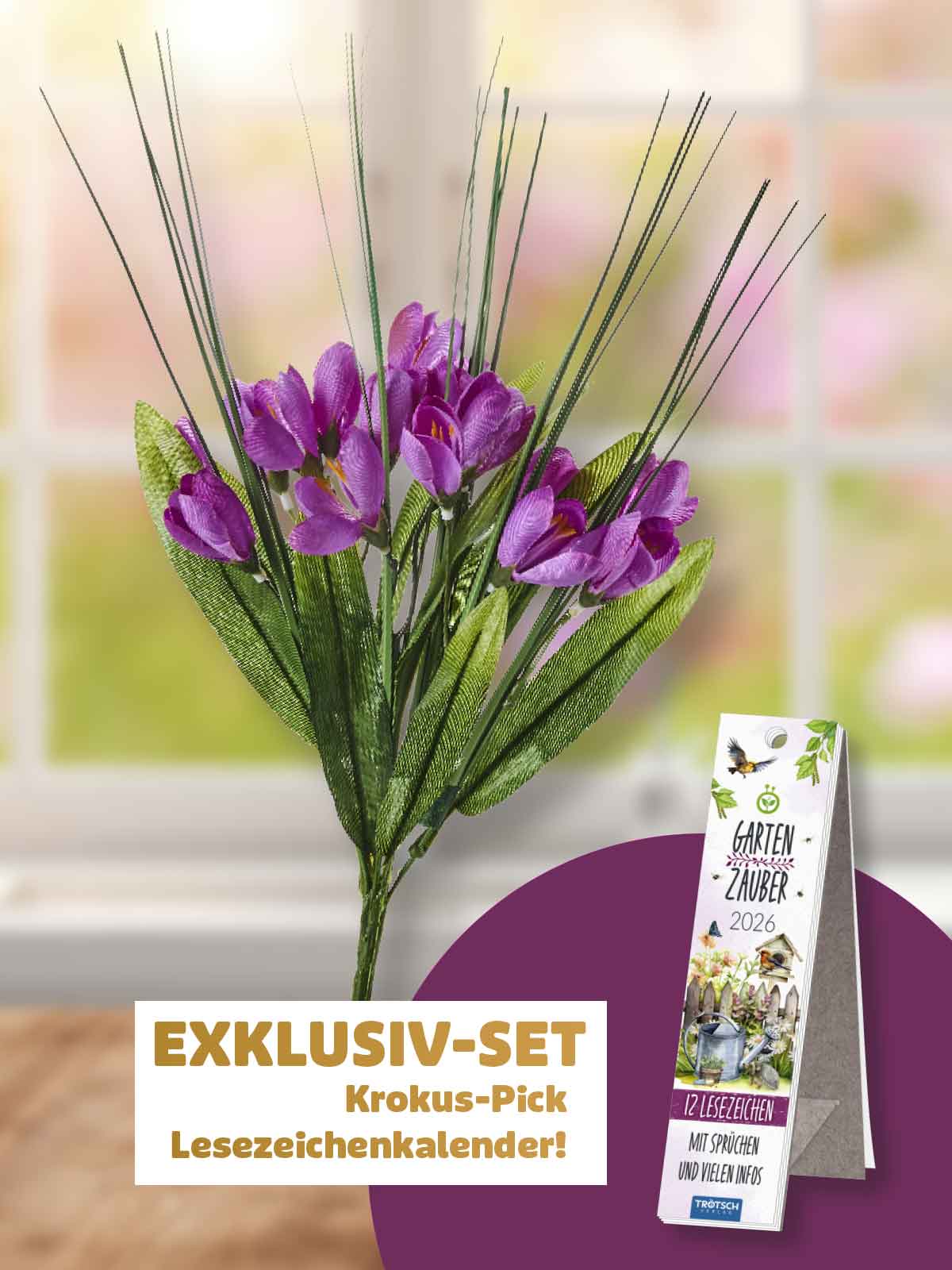 Jubiläums-Set „Frühlingszauber“, violett