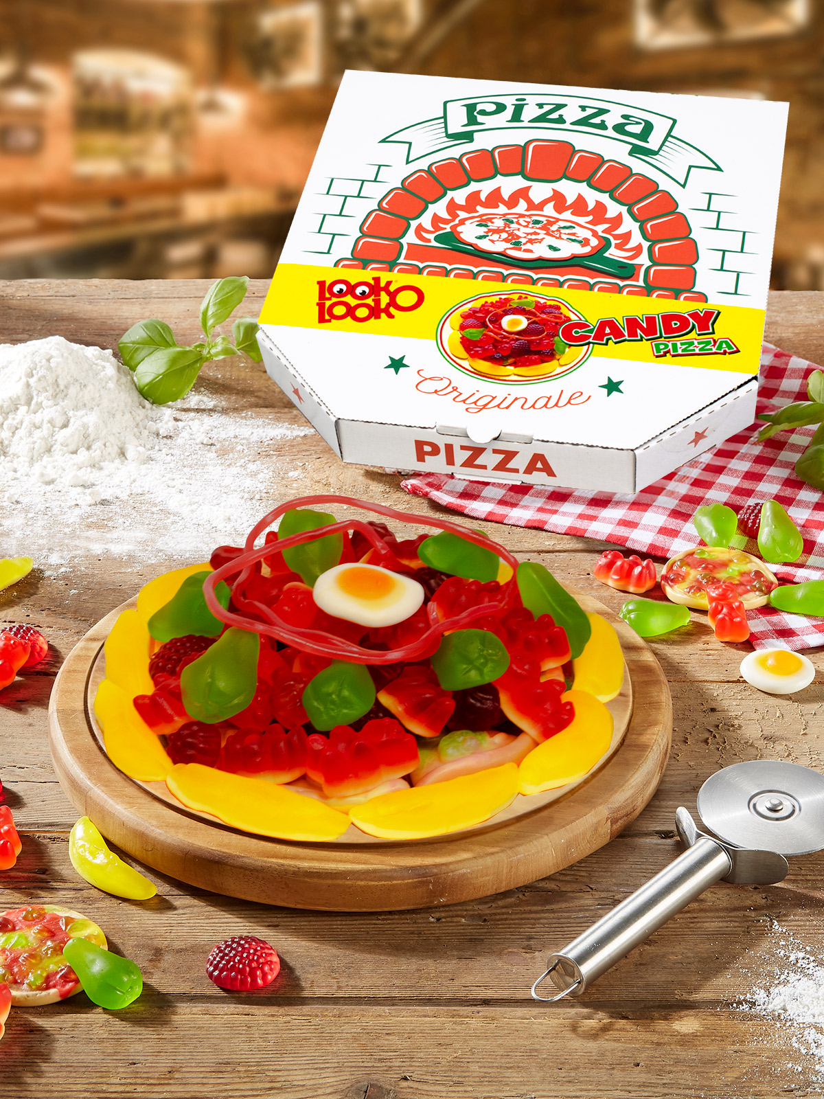 Fruchtgummi-Pizza 300 g