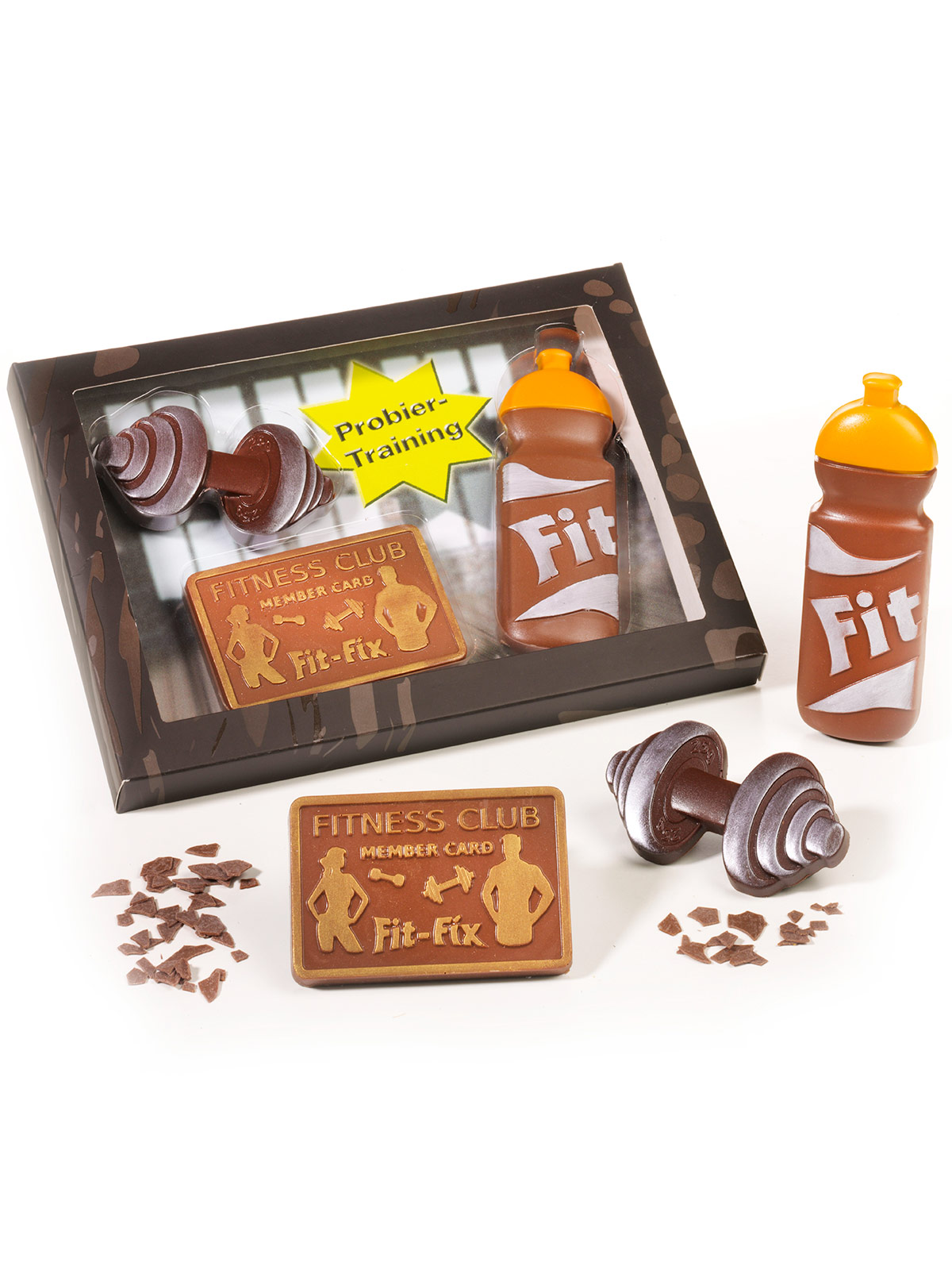 Fitness-Schokoladen-Set