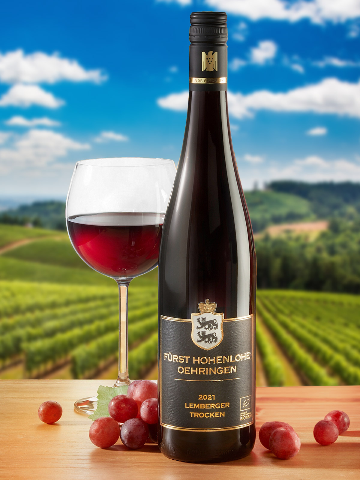 Fürst Hohenlohe Lemberger Bio-Gutswein