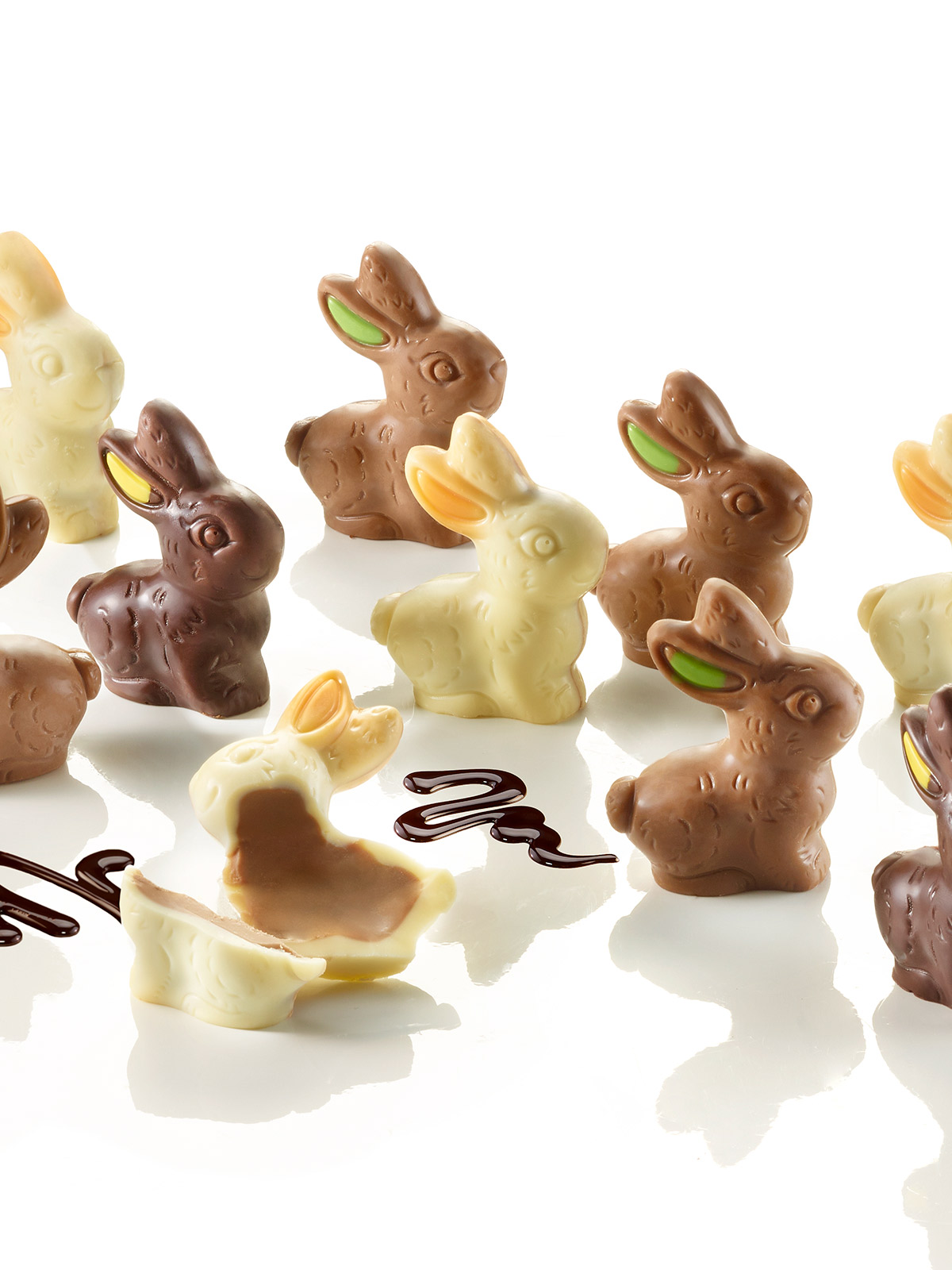 Gefüllte Nougathäschen