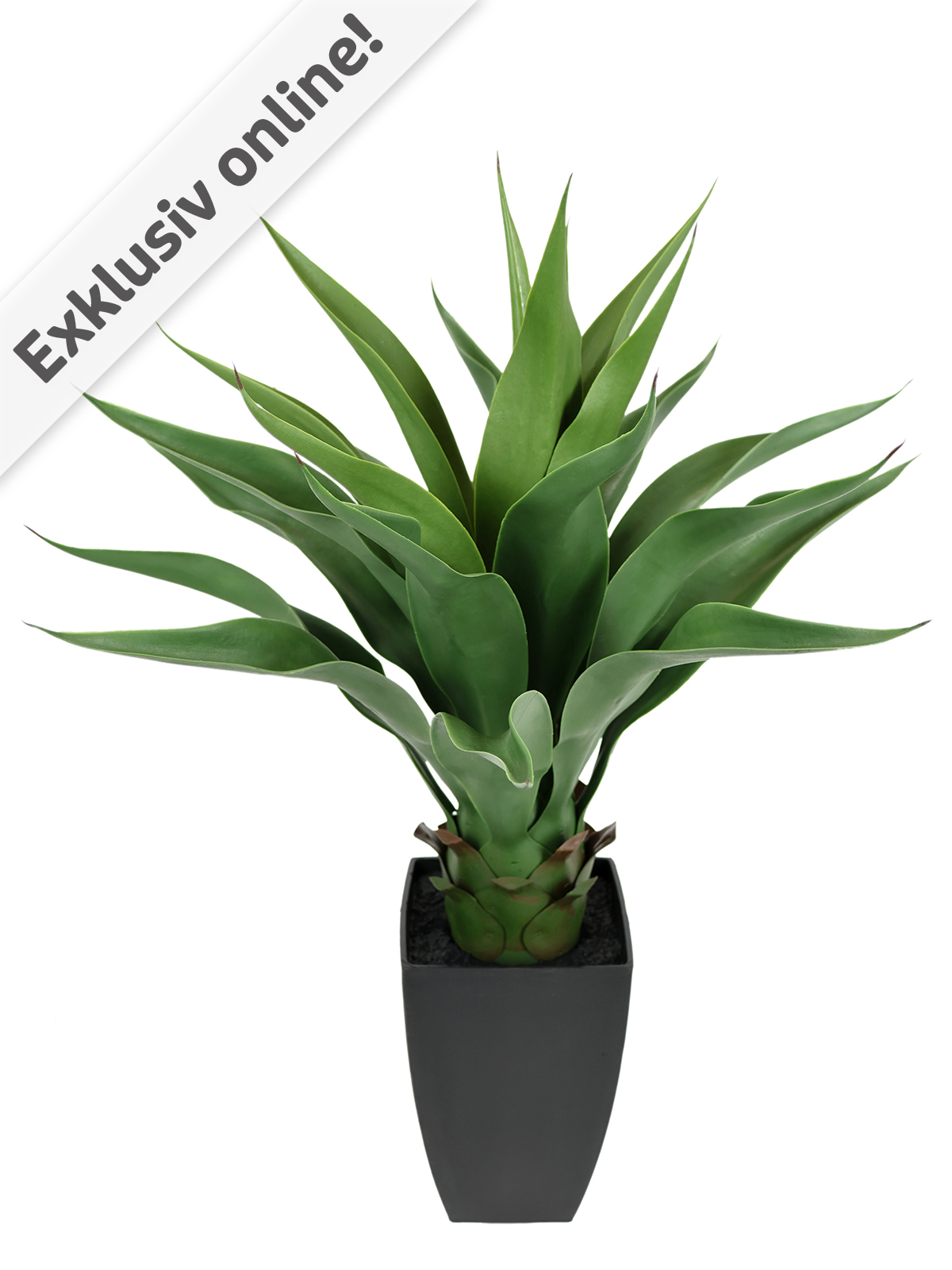 Kunst-Agave im edlen Hochtopf