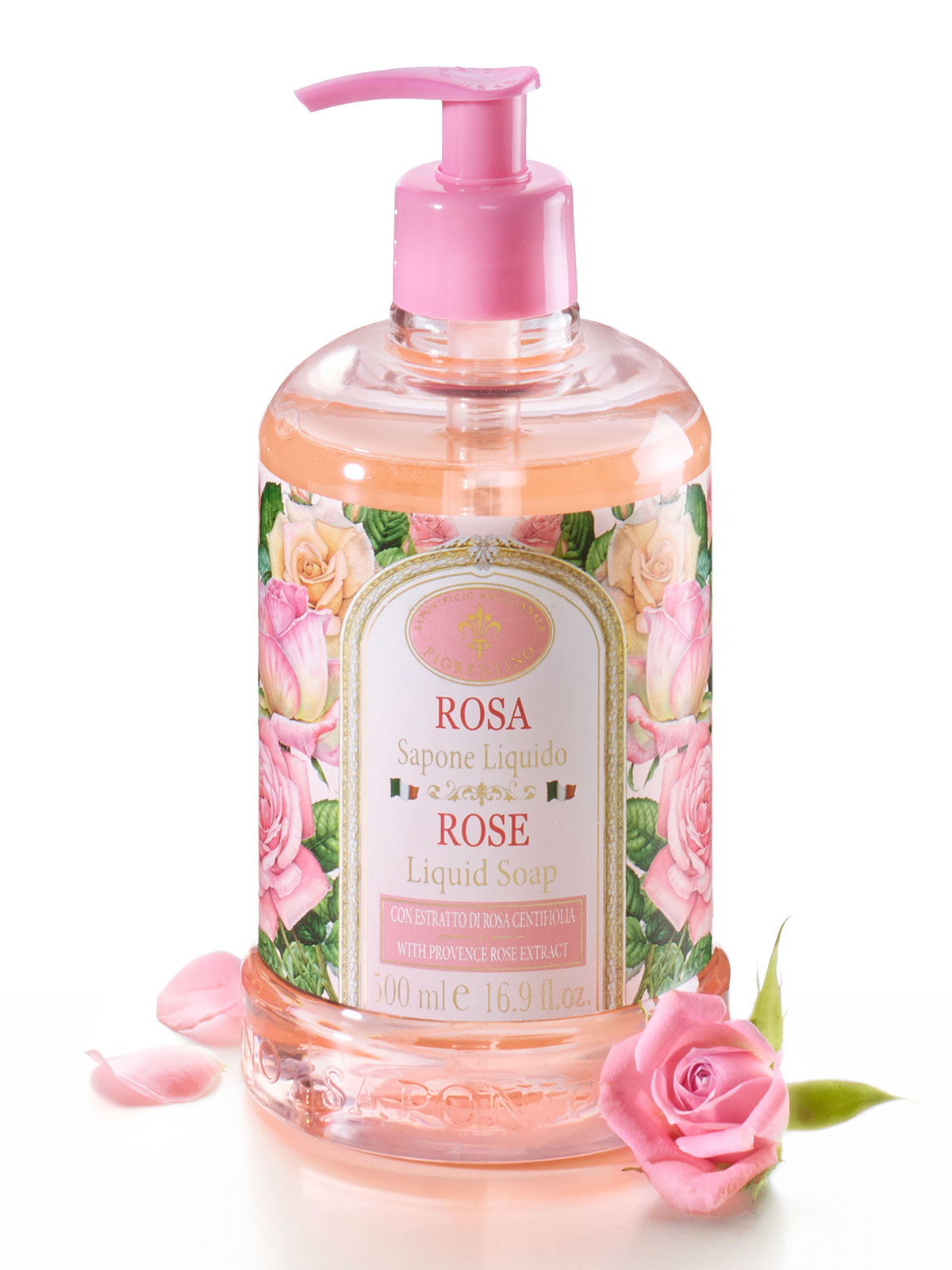 Rosen-Flüssigseife