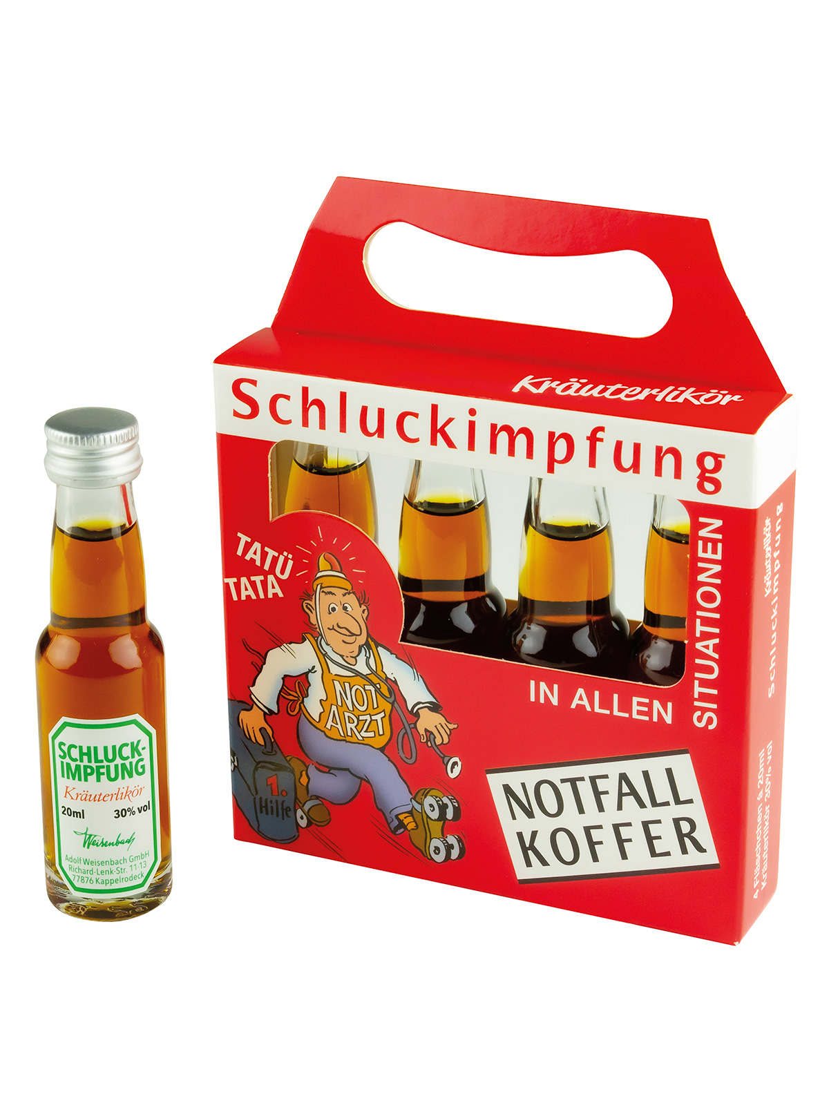 Kräuterlikör „Schluckimpfung“ Kräuterlikör „Schluckimpfung“
