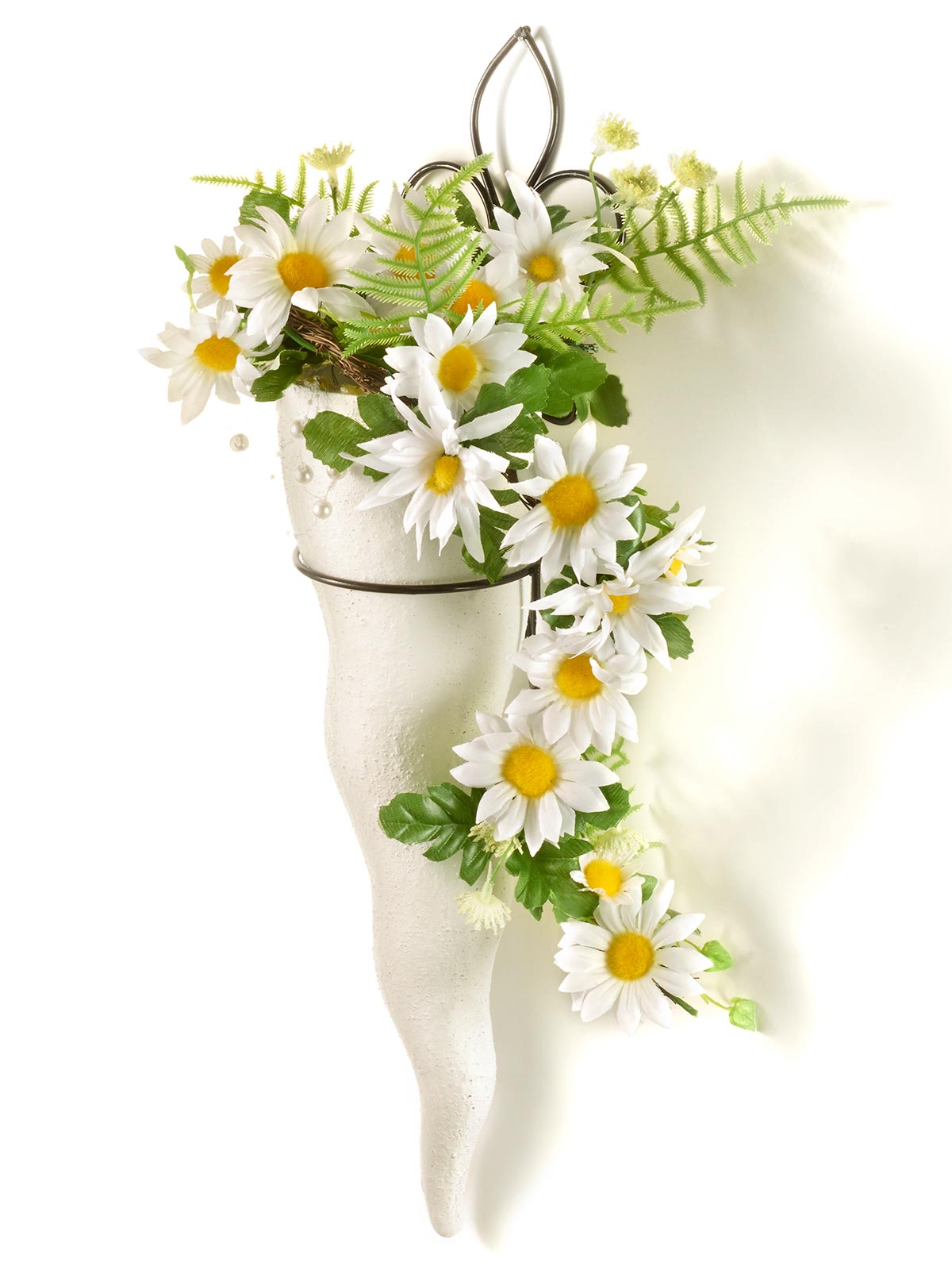 Terrakotta-Wandhänger „Margerite“