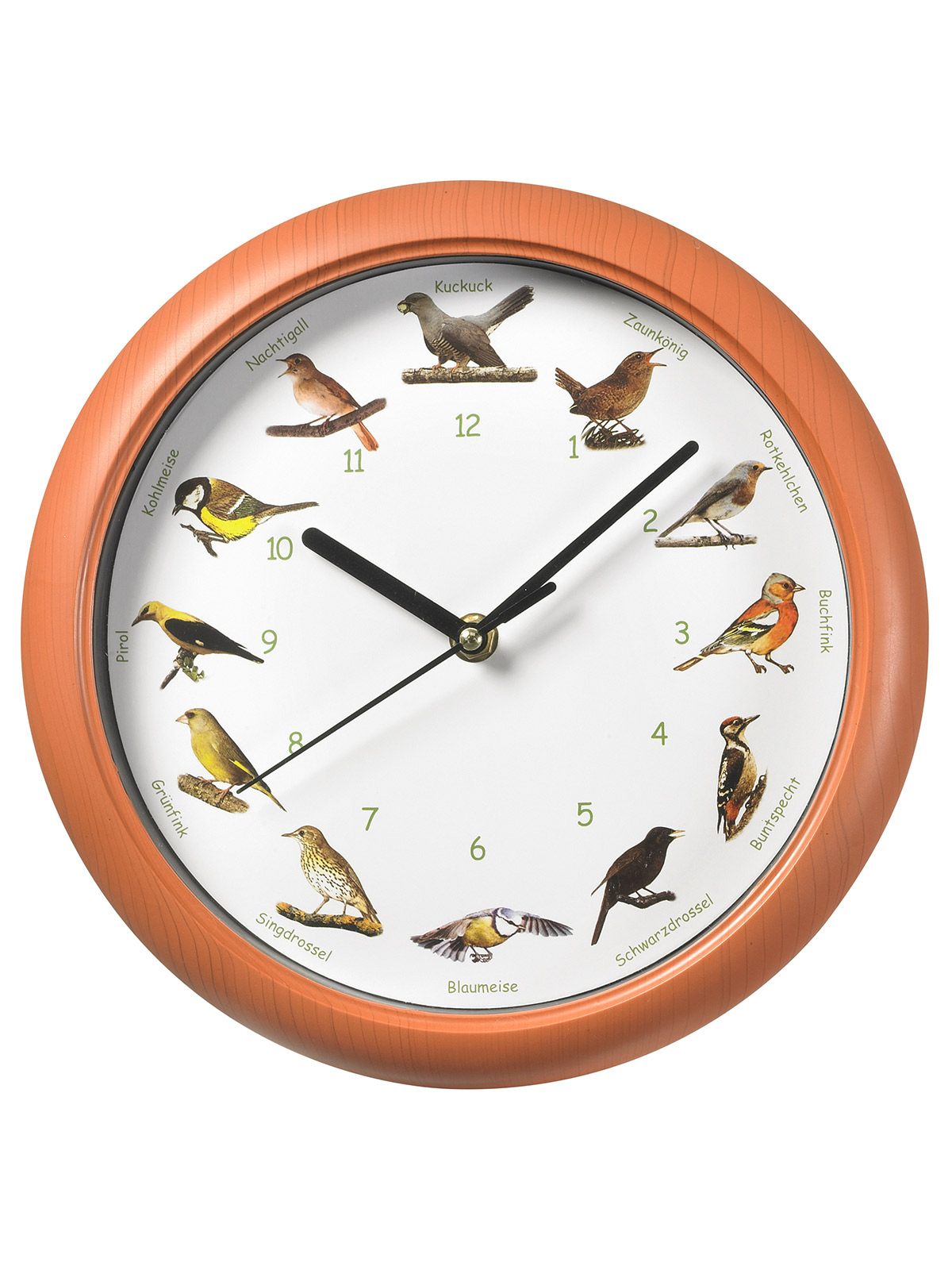 Vogelstimmen-Wanduhr