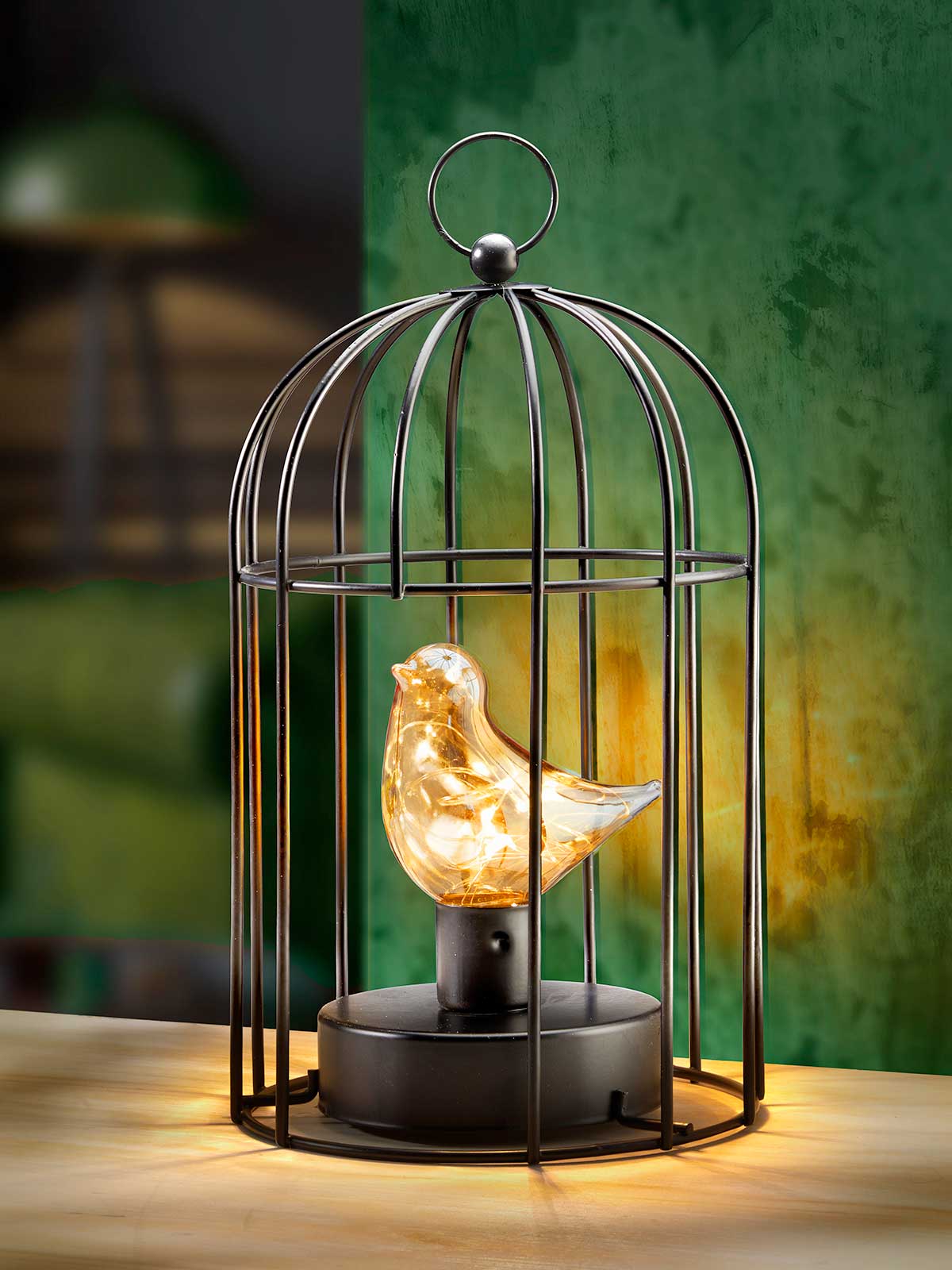 Lampe „Vogelkäfig“  