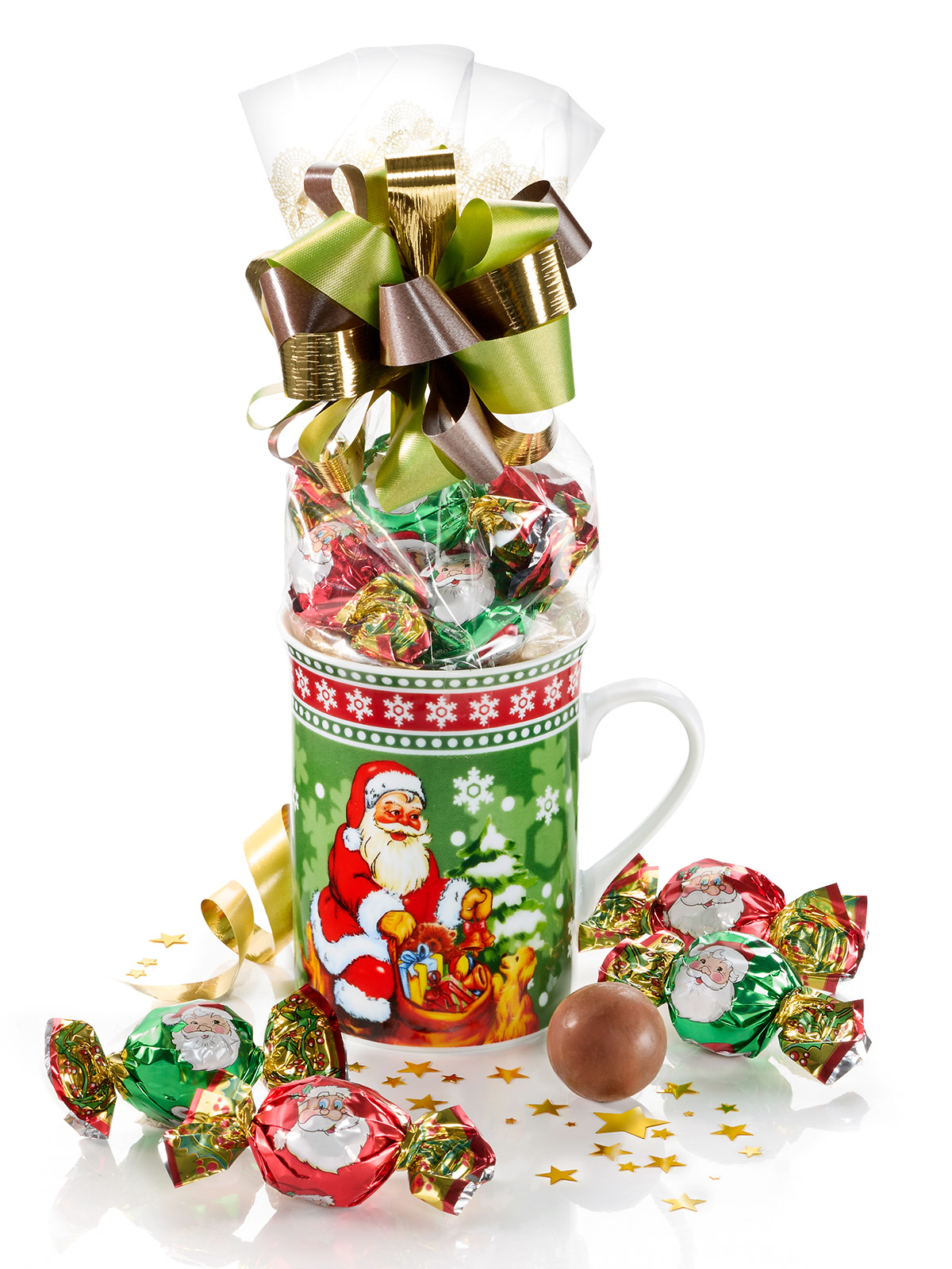 Süßer Becher „Weihnachtsglück“