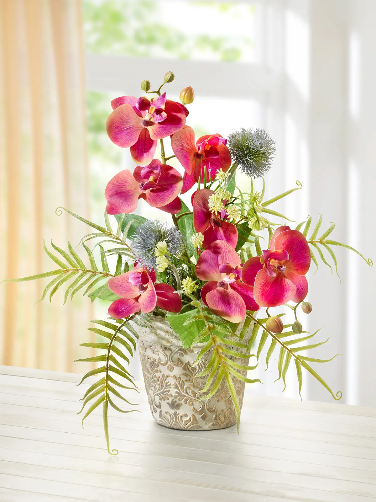 Antiktopf „Orchidee“ | 100453