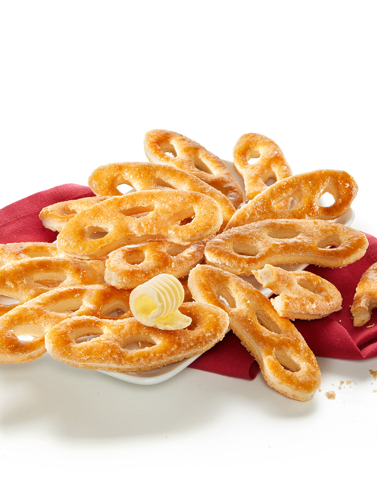 Butter-Blätterteig-Brezeln Butter-Blätterteig-Brezeln