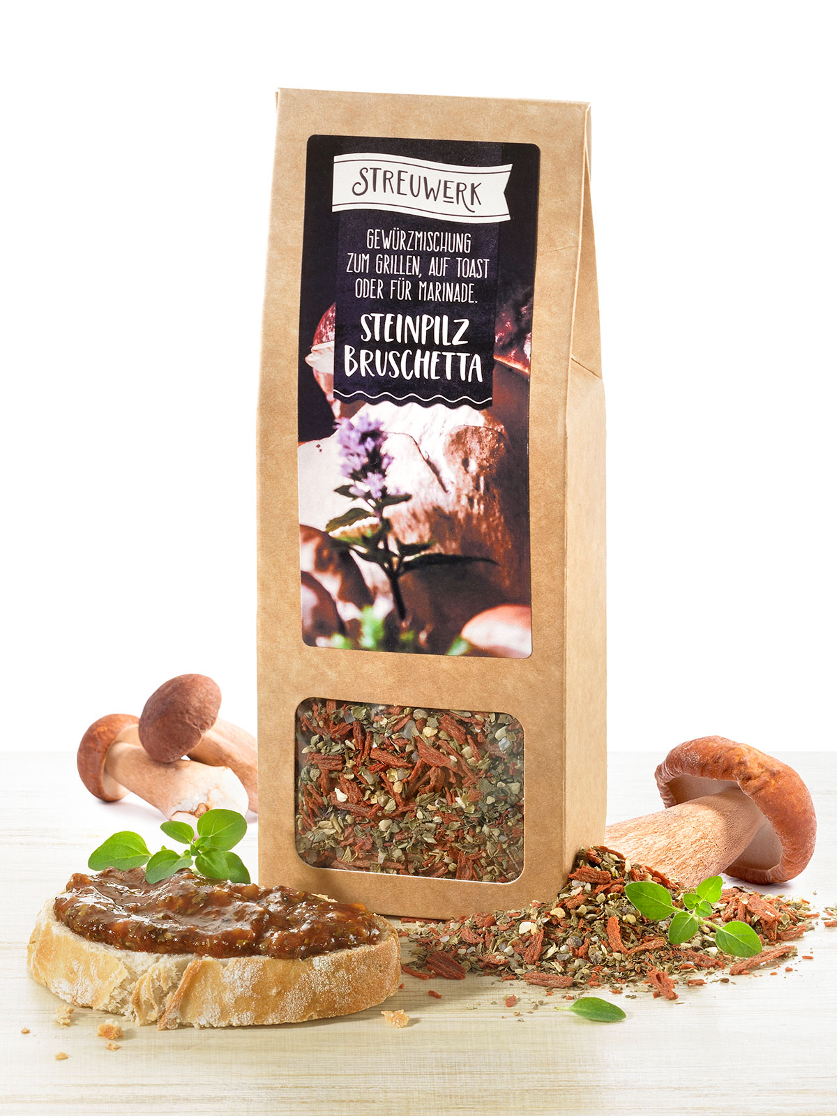 Steinpilz-Bruschetta