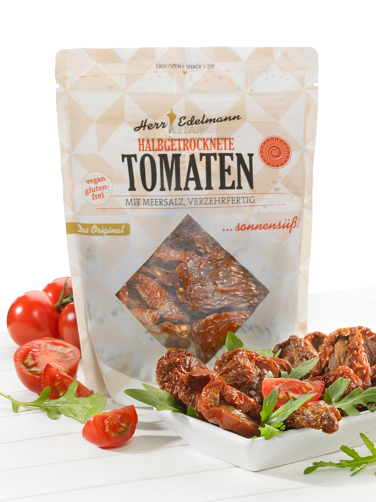 Tomaten, halbgetrocknet