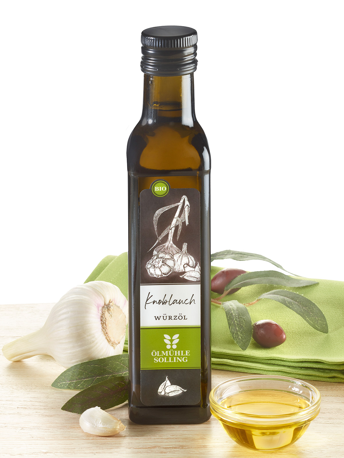 BIO Knoblauch-Oliven-Würzöl | 107697