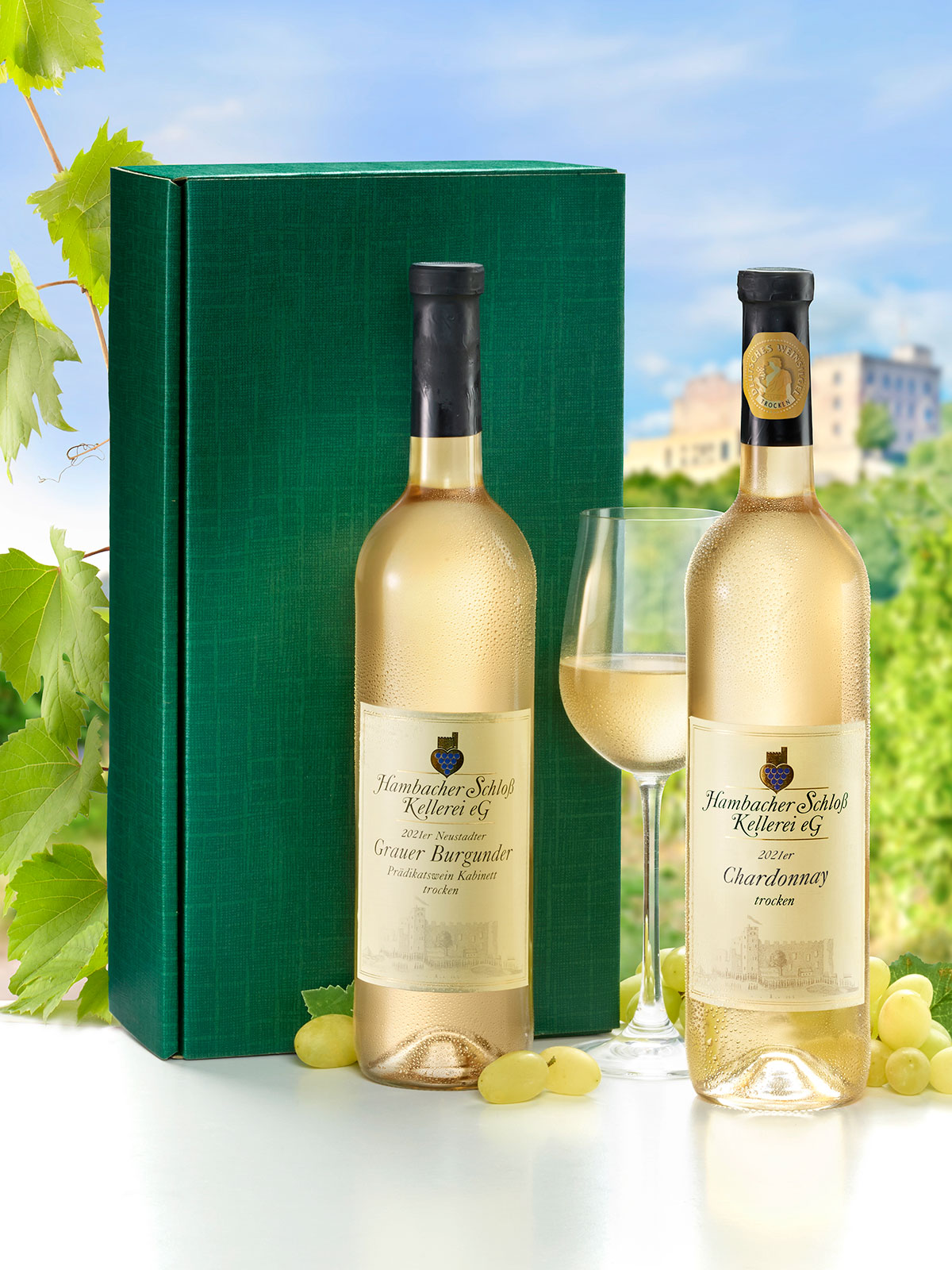 Schloß-Präsent „Weißwein“