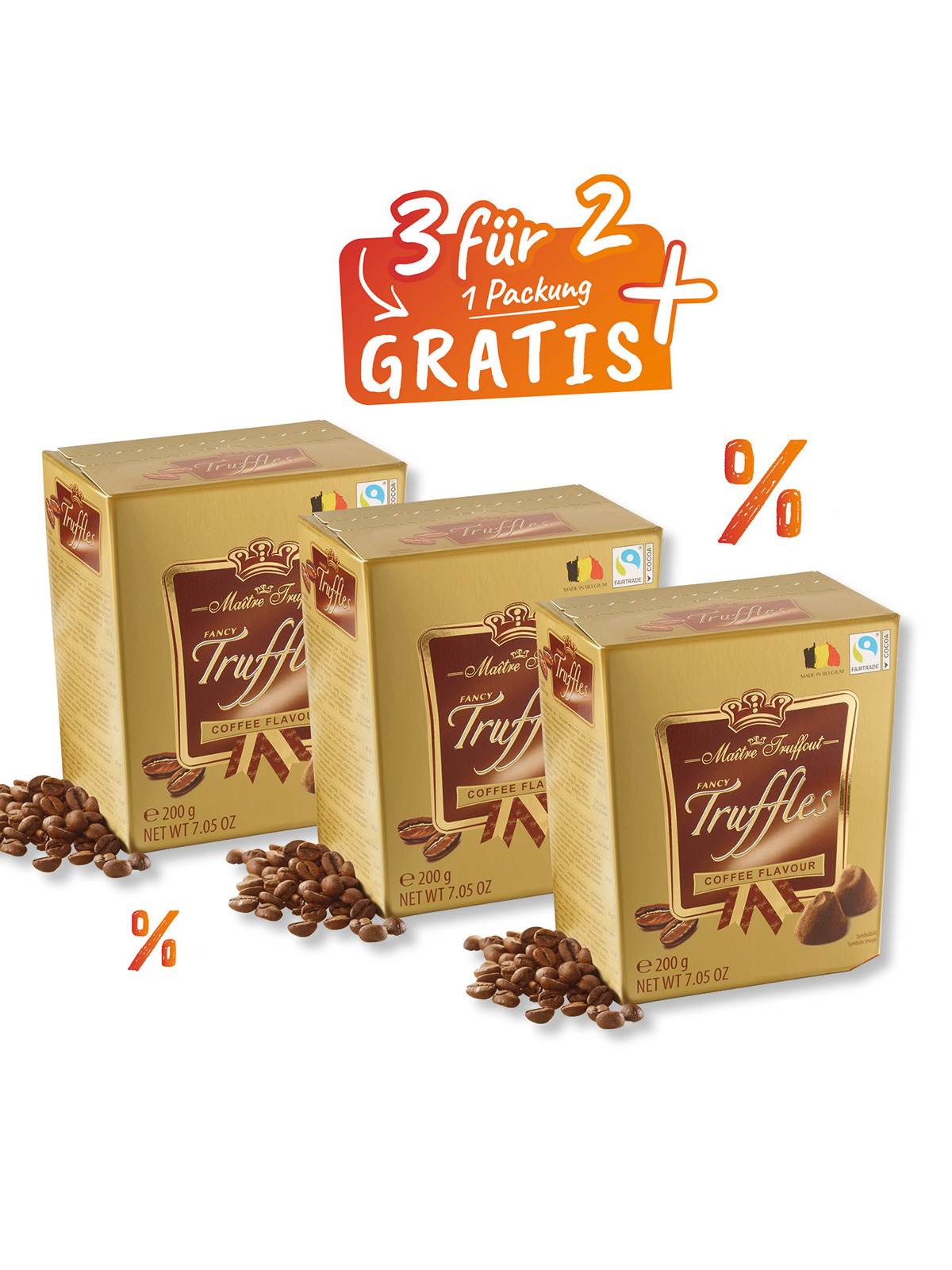 „3 für 2“ Kaffeetrüffel | 104518 „3 für 2“ Kaffeetrüffel | 104518