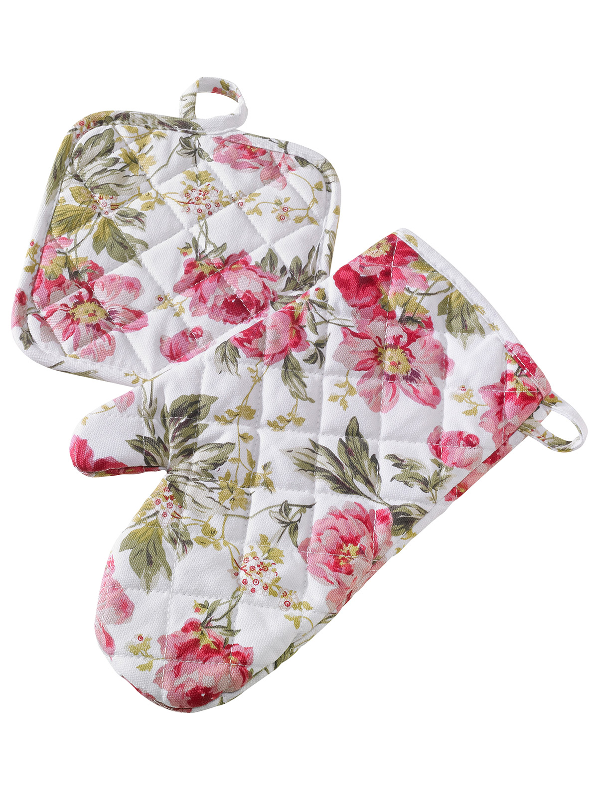 Topflappen-Set „Rose“