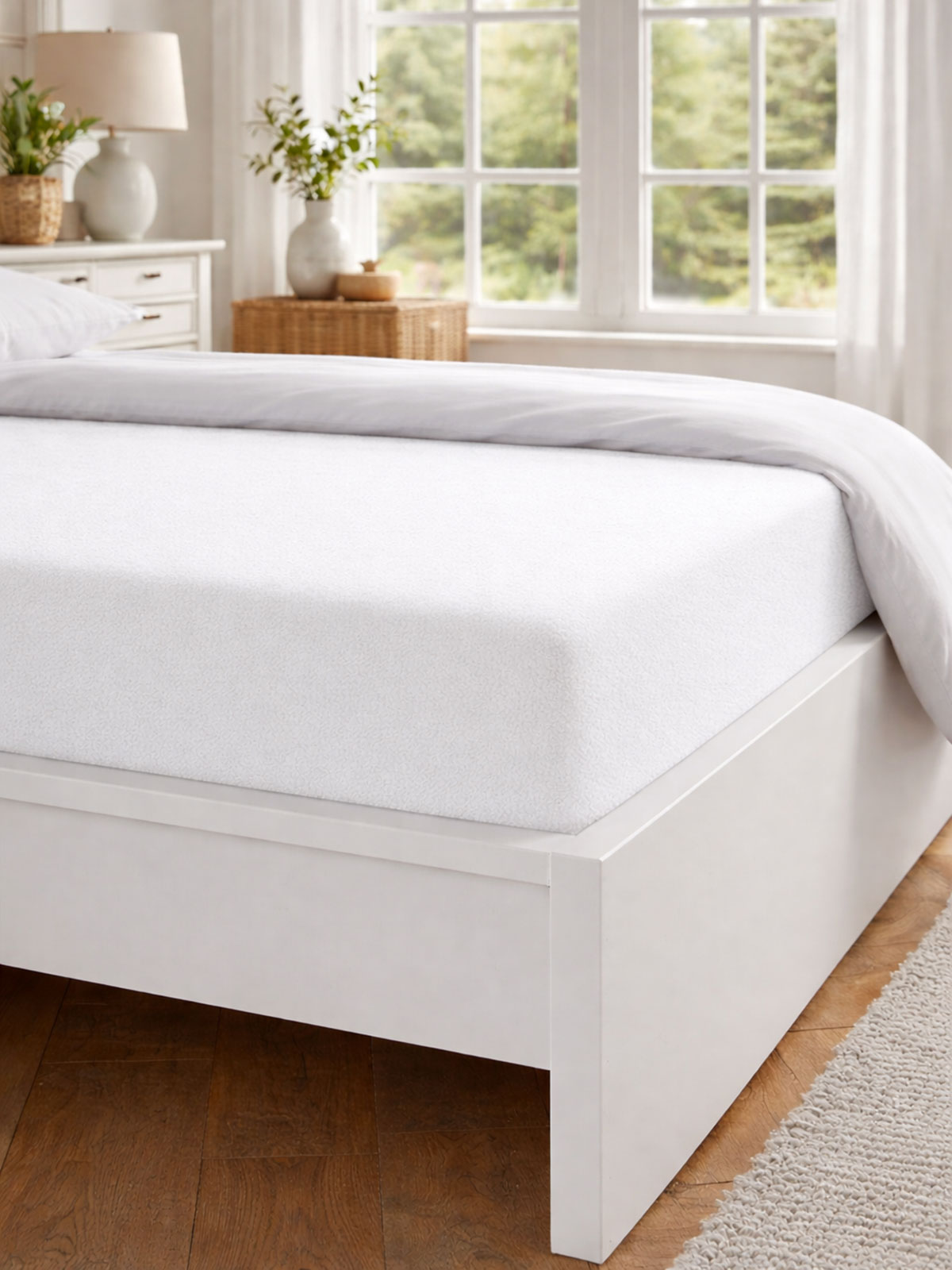 Spannbettlaken „Hannah“, Weiß