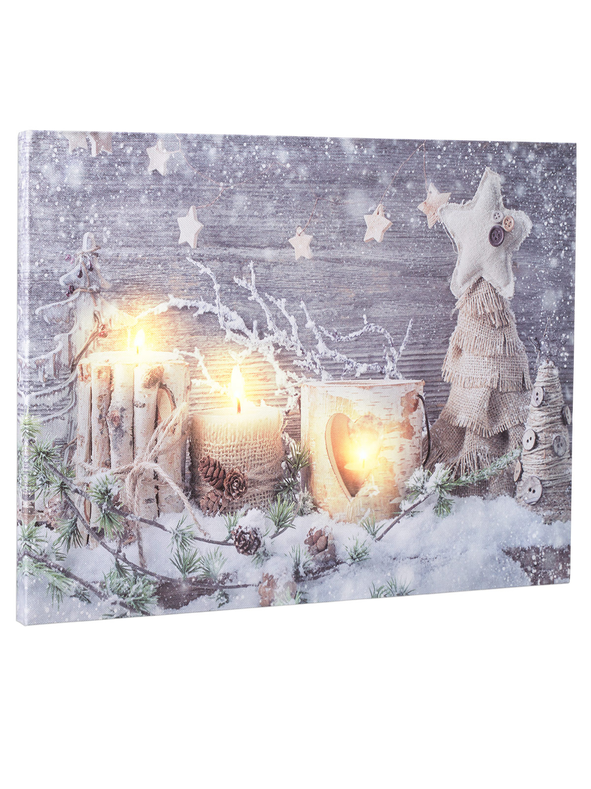 LED-Bild „Winterlicht“