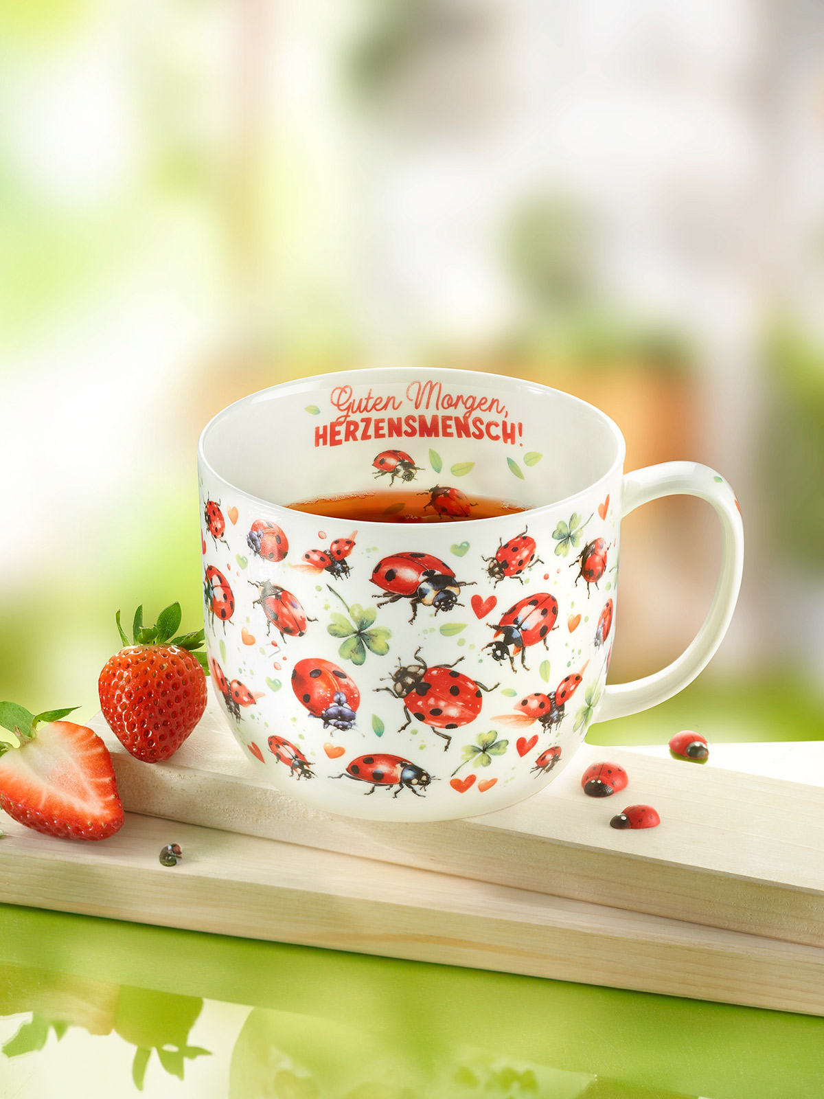 XXL-Becher „Marienkäfer“